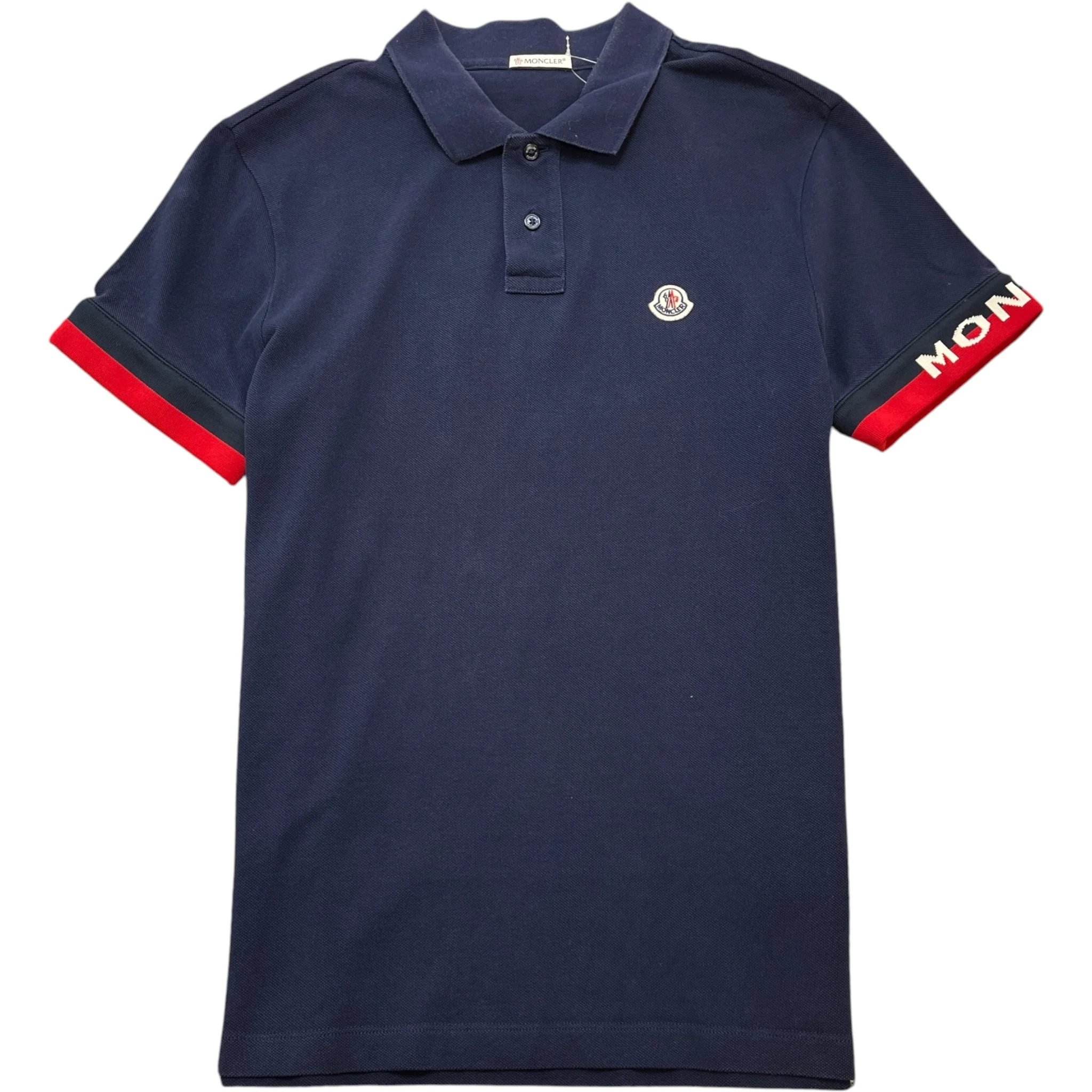 Men's Maglia Polo Shirt Navy Size L