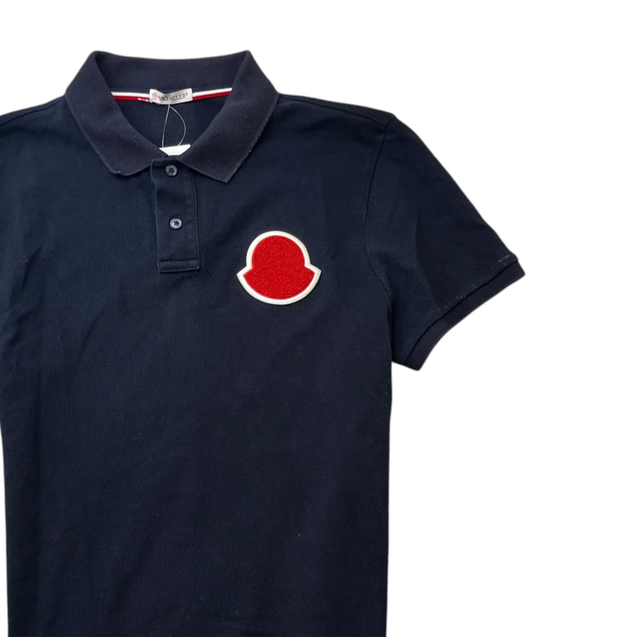 Men's Maglia Polo Shirt Navy Size M - Image 3