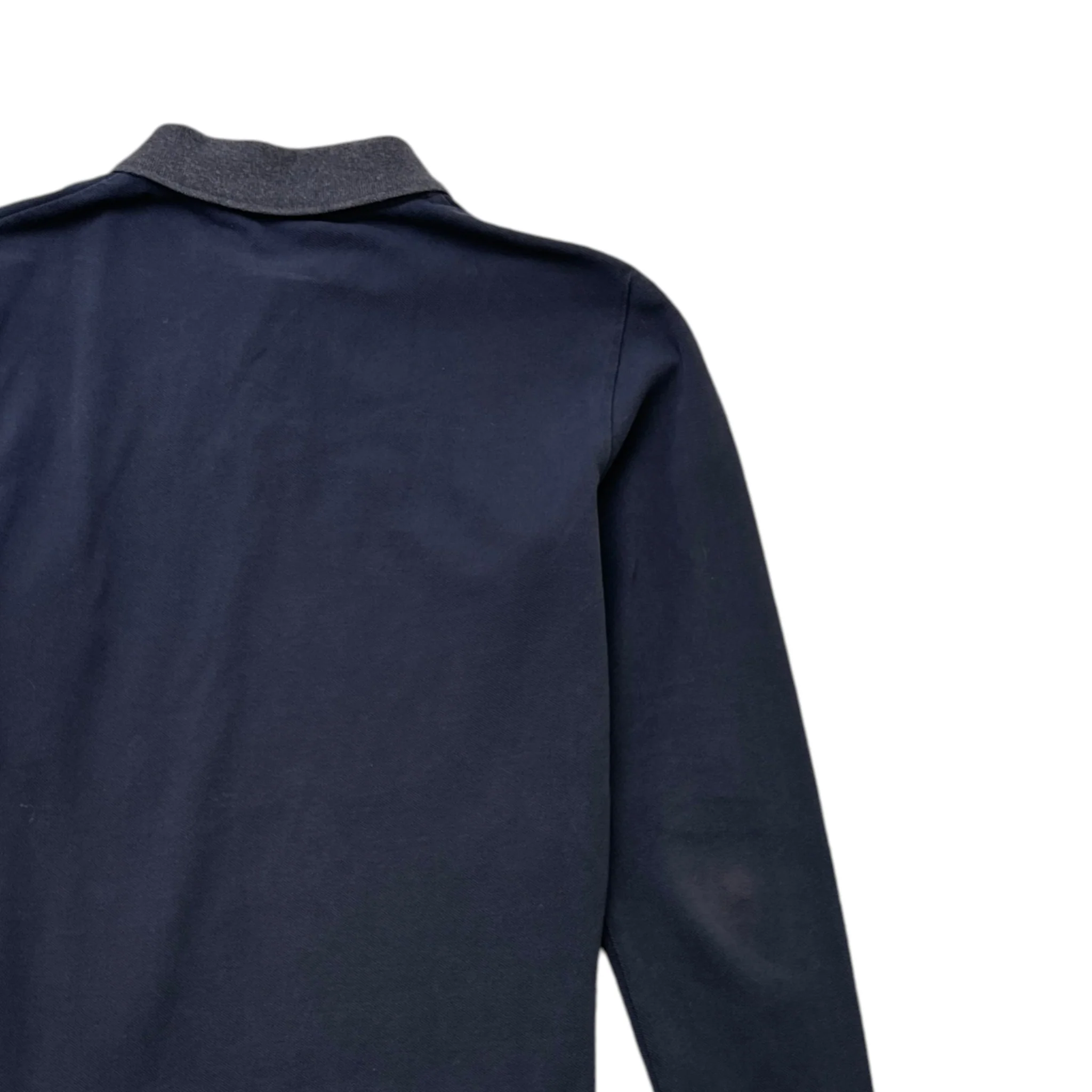 Men's Maglia Polo Shirt Navy Size M - Image 4