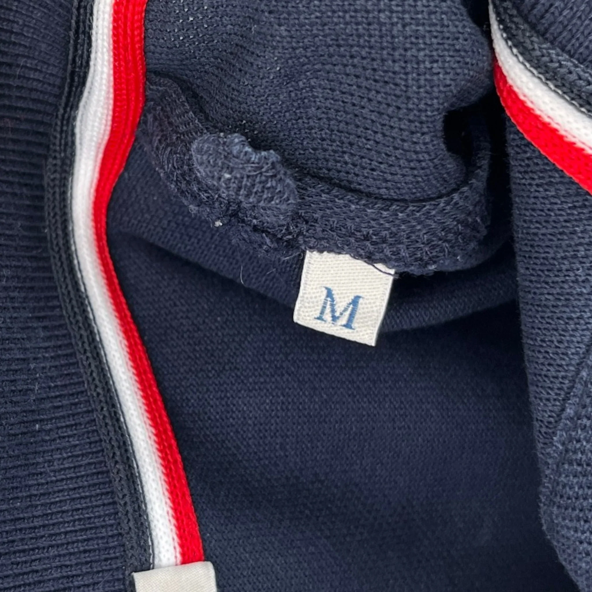 Men's Maglia Polo Shirt Navy Size M - Image 7