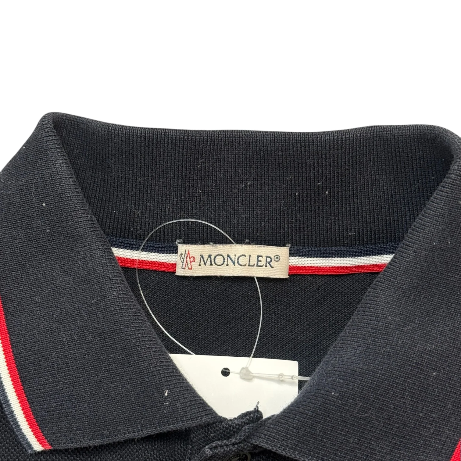 Men's Maglia Polo Shirt Navy Size M - Image 5