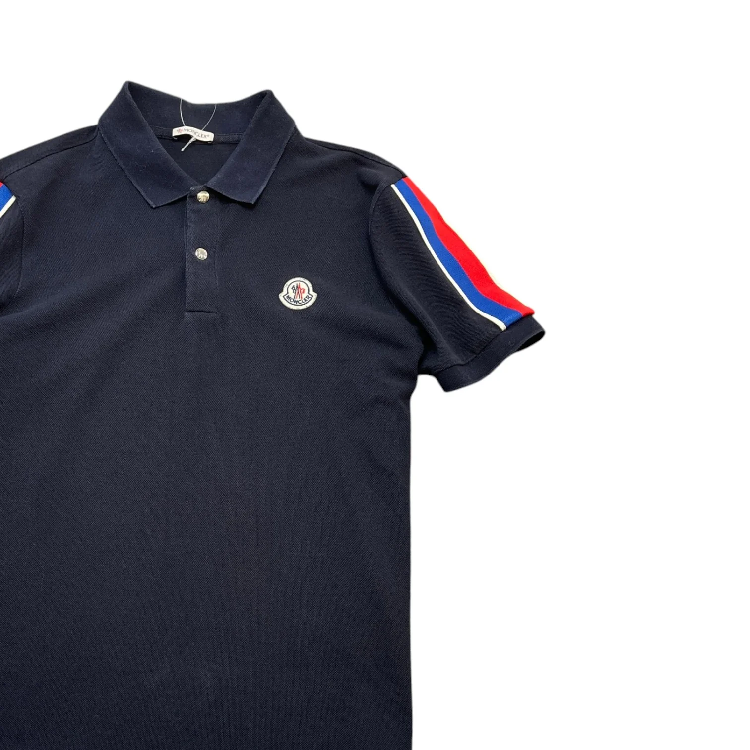 Men's Maglia Polo Shirt Navy Size M - Image 3