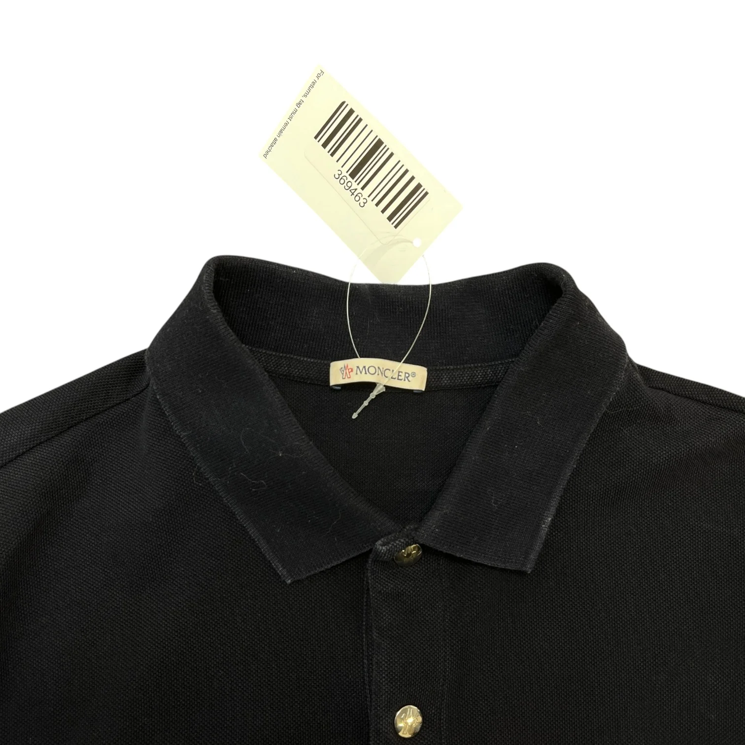 Men's Maglia Polo Shirt Navy Size M - Image 5
