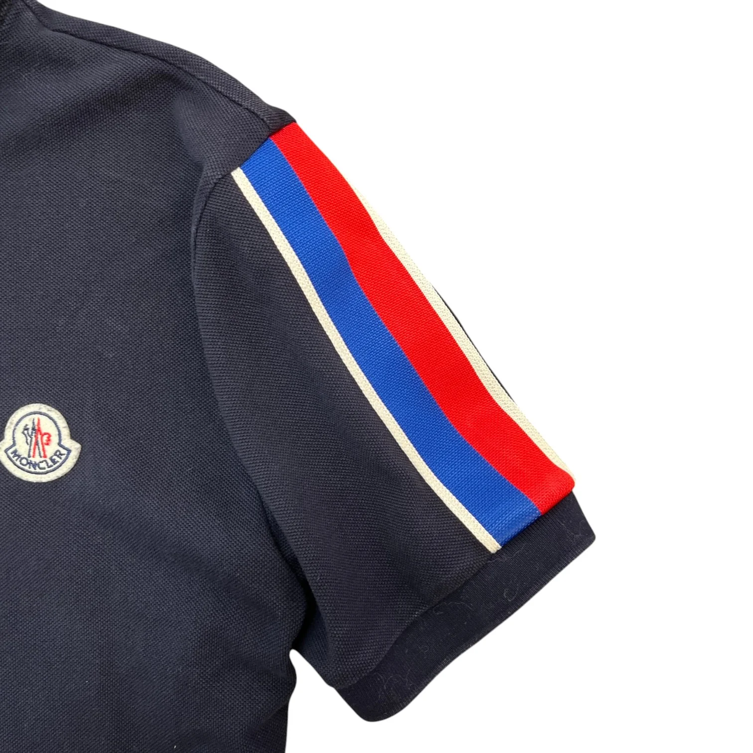 Men's Maglia Polo Shirt Navy Size M - Image 6