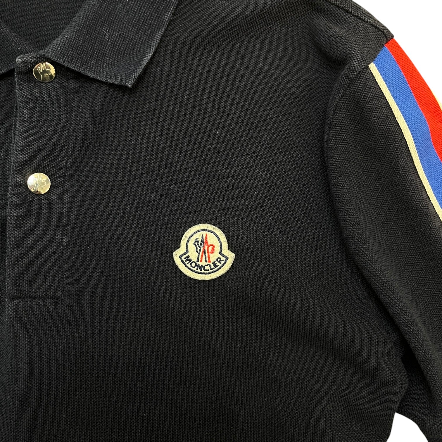 Men's Maglia Polo Shirt Navy Size M - Image 8