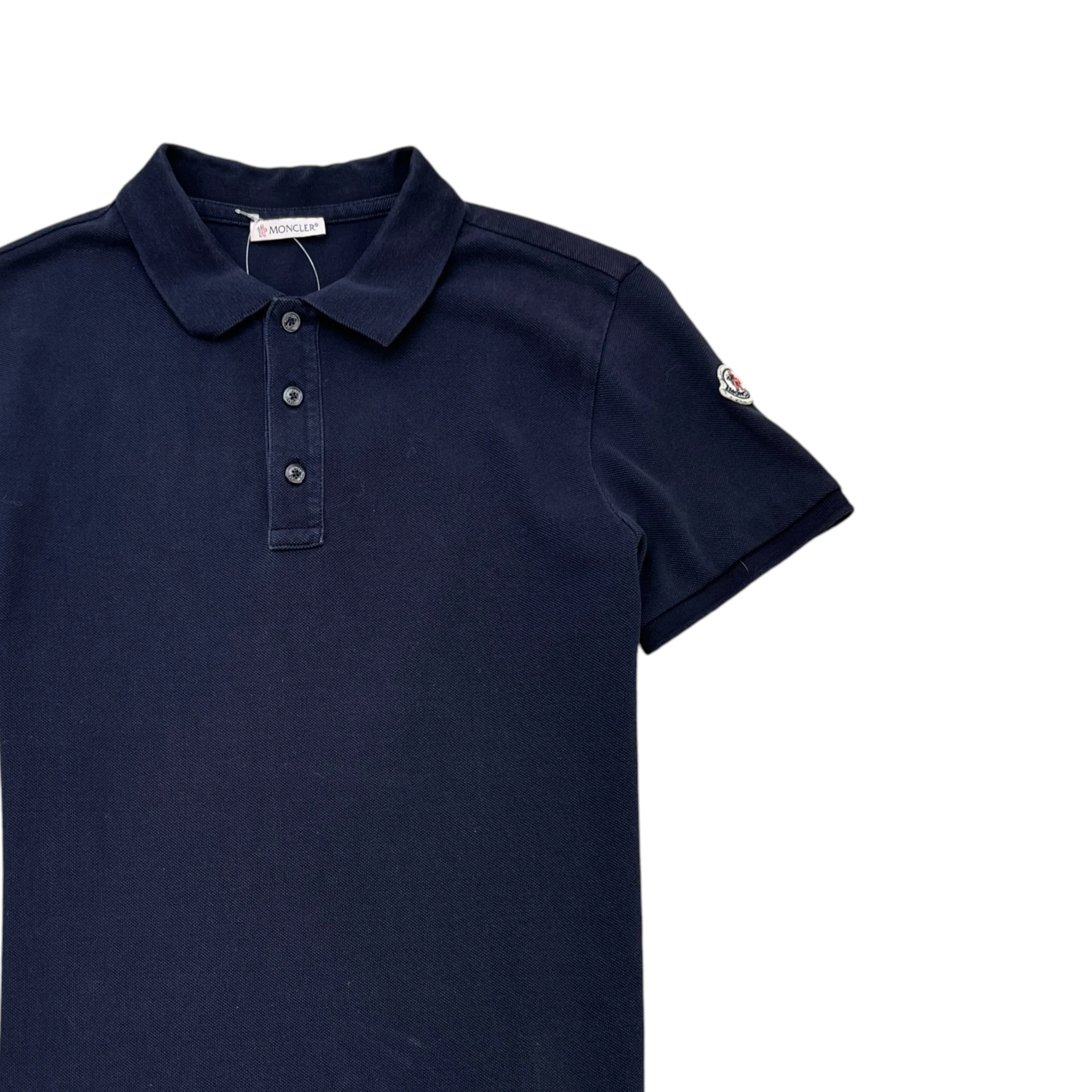 Men's Maglia Polo Shirt Navy Size S - Image 3