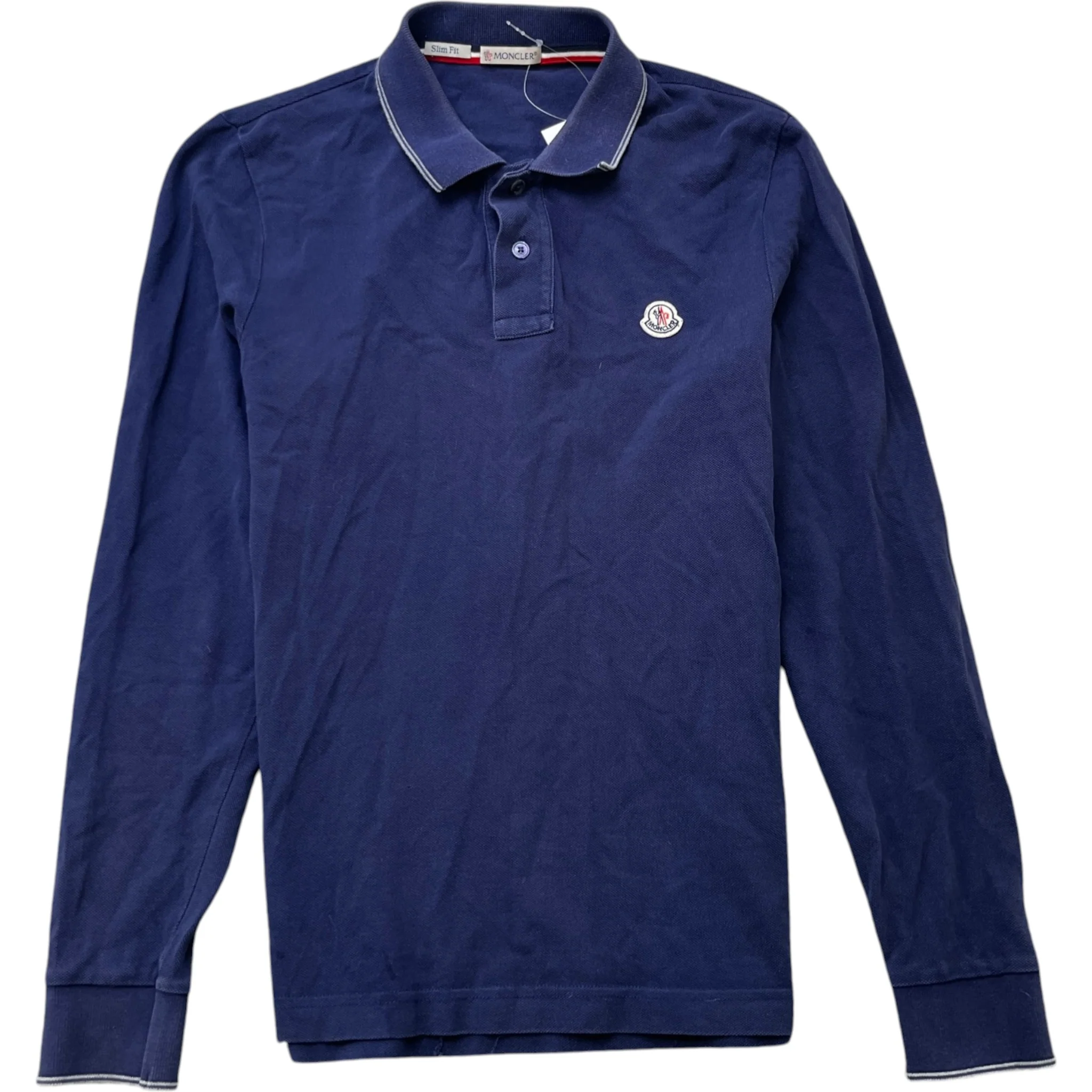 Men's Maglia Polo Shirt Navy Size S