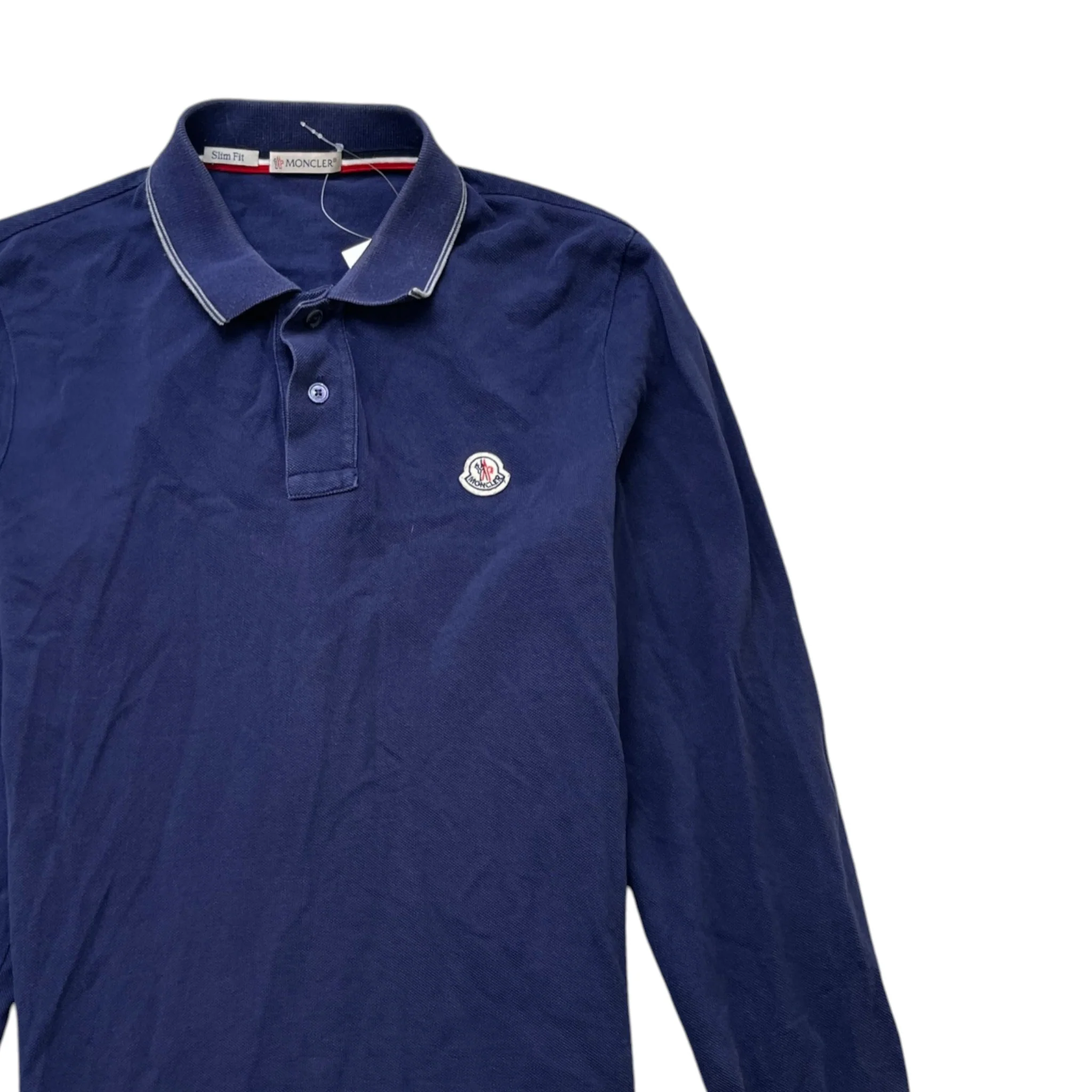 Men's Maglia Polo Shirt Navy Size S - Image 3