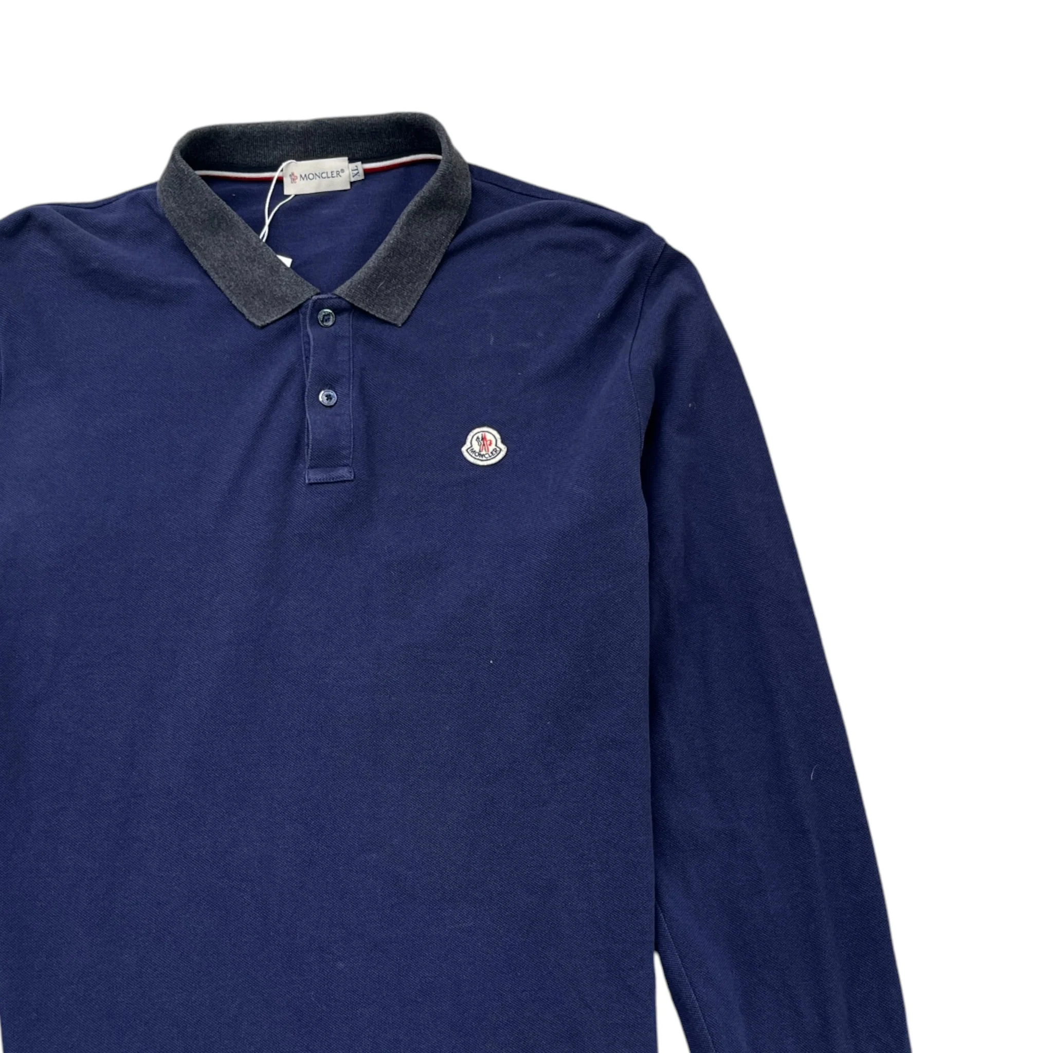 Men's Maglia Polo Shirt Navy Size XL - Image 3