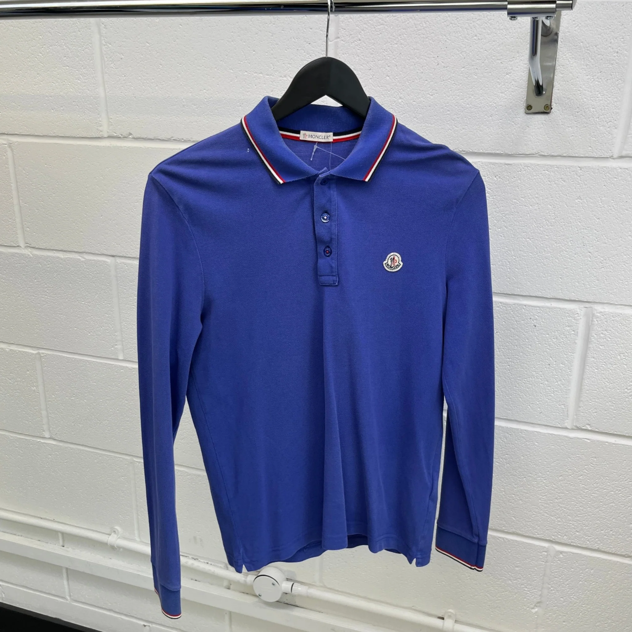 Men's Maglia Polo Shirt Purple Size S - Image 9