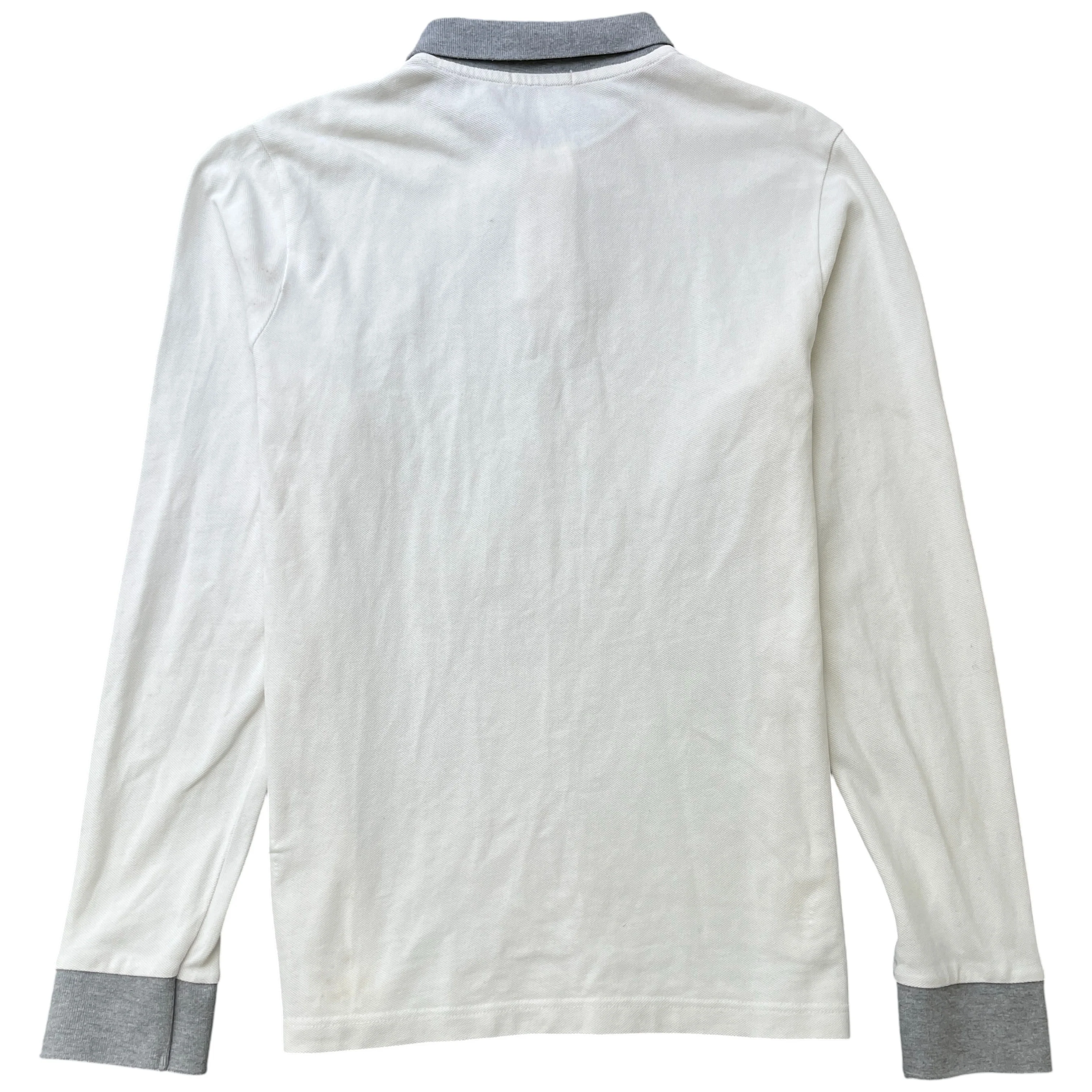 Men's Maglia Polo Shirt White Size L - Image 2