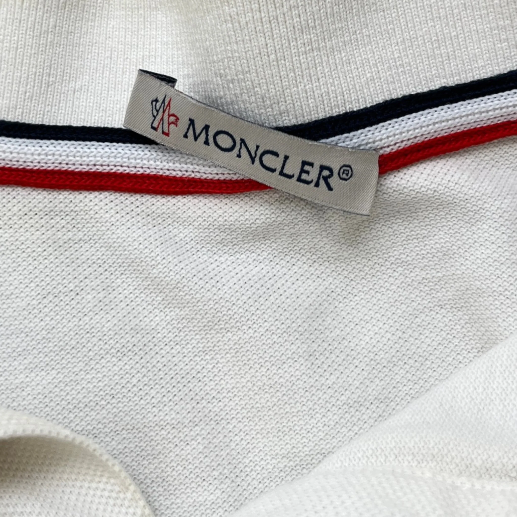 Men's Maglia Polo Shirt White Size M - Image 6