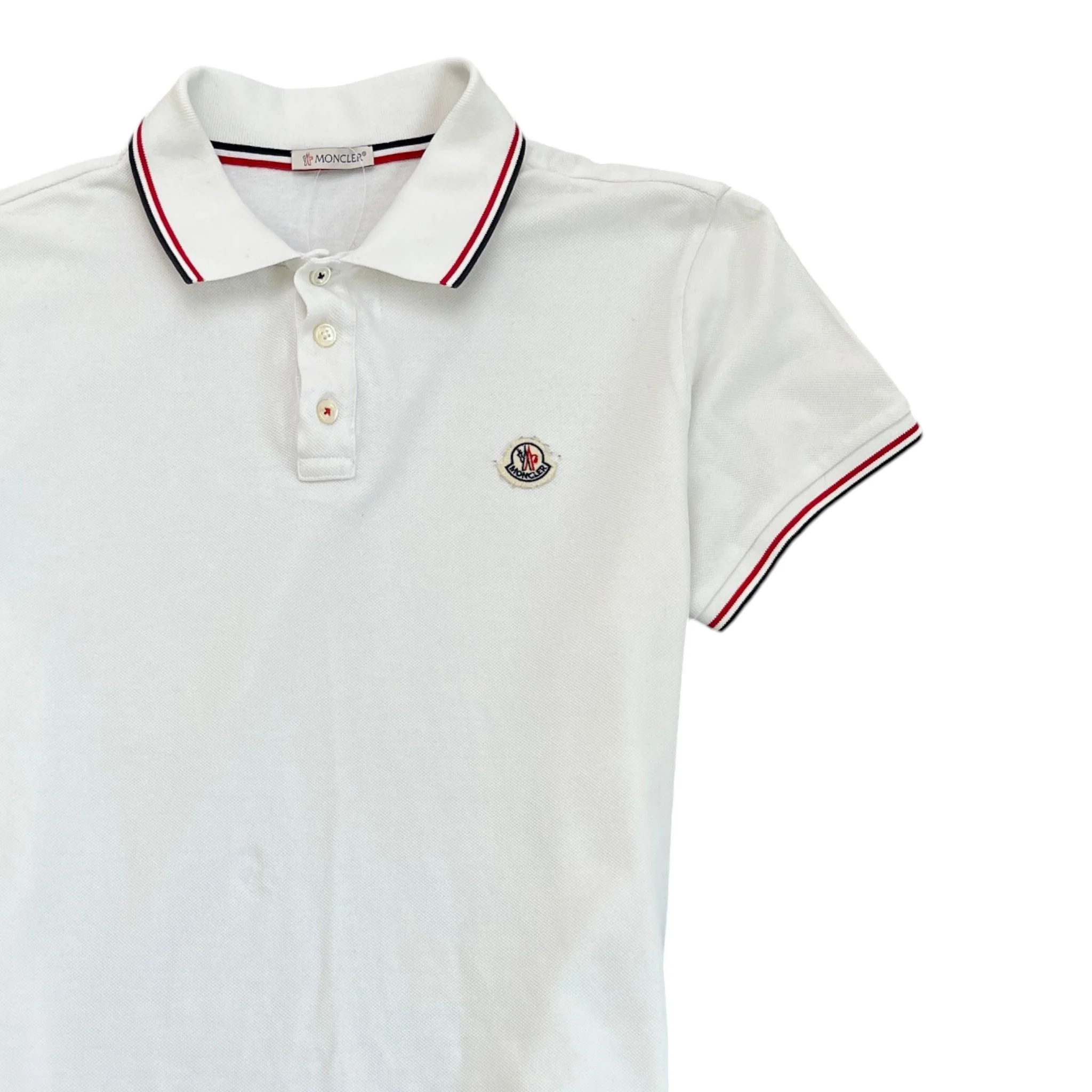Men's Maglia Polo Shirt White Size M - Image 3