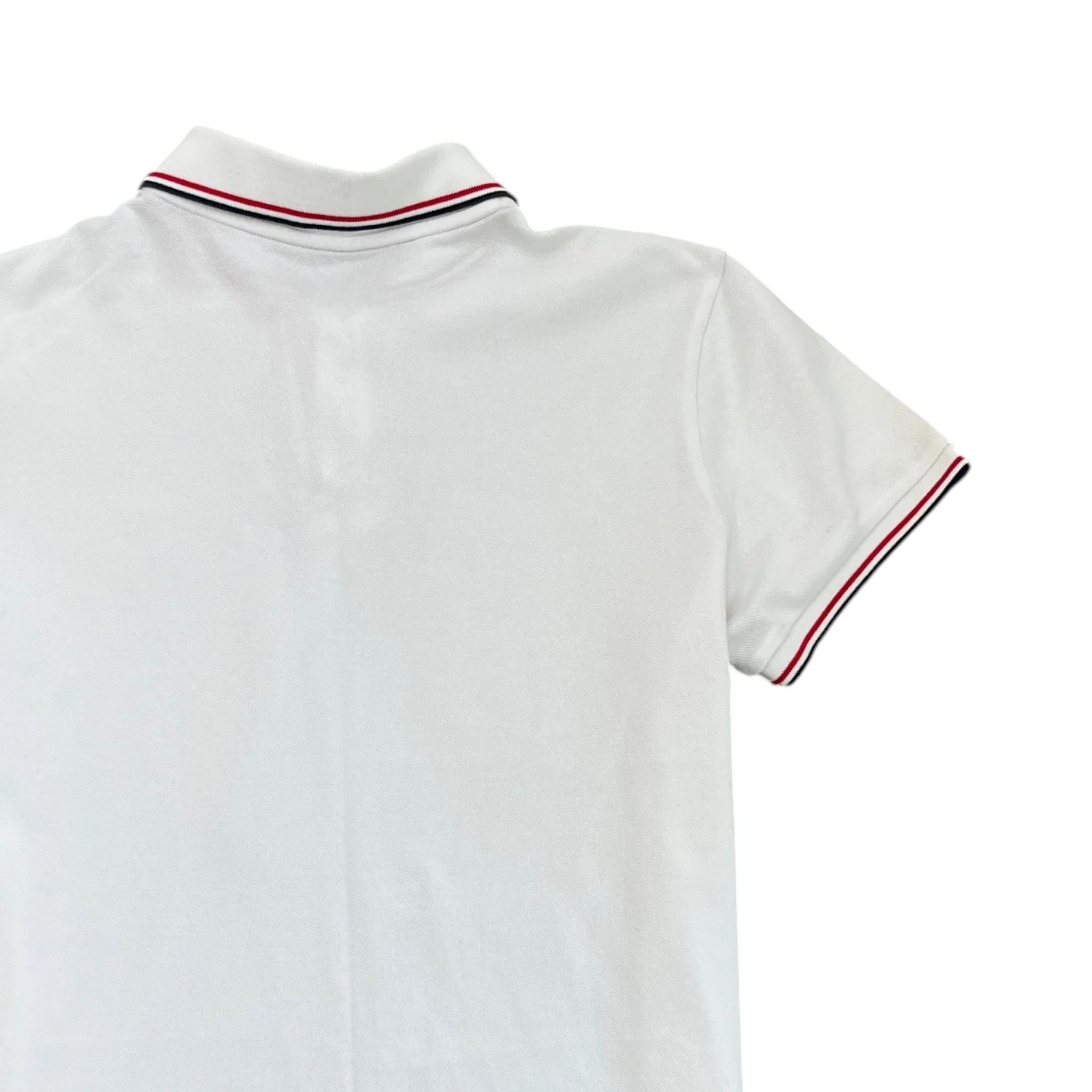 Men's Maglia Polo Shirt White Size M - Image 4
