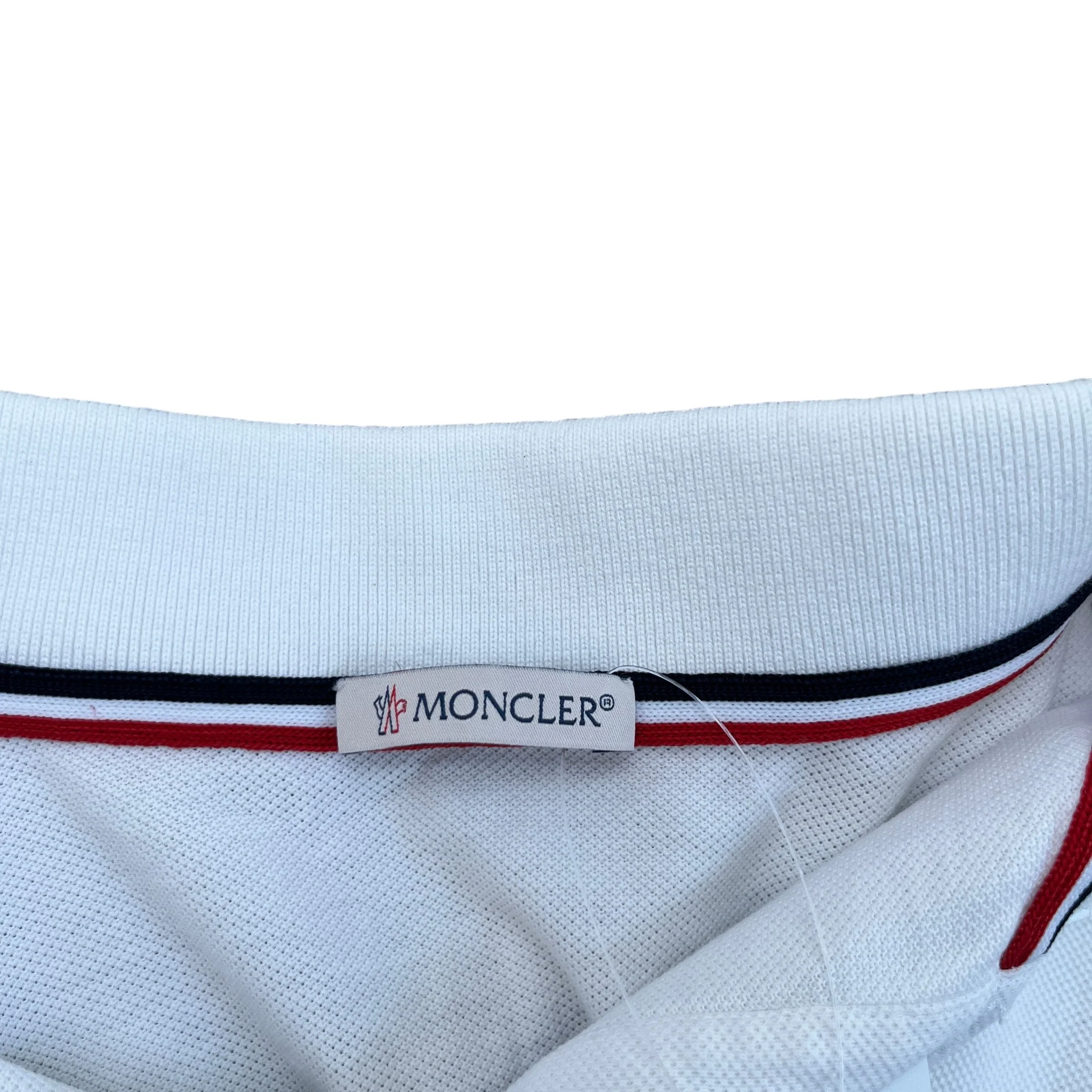 Men's Maglia Polo Shirt White Size M - Image 6