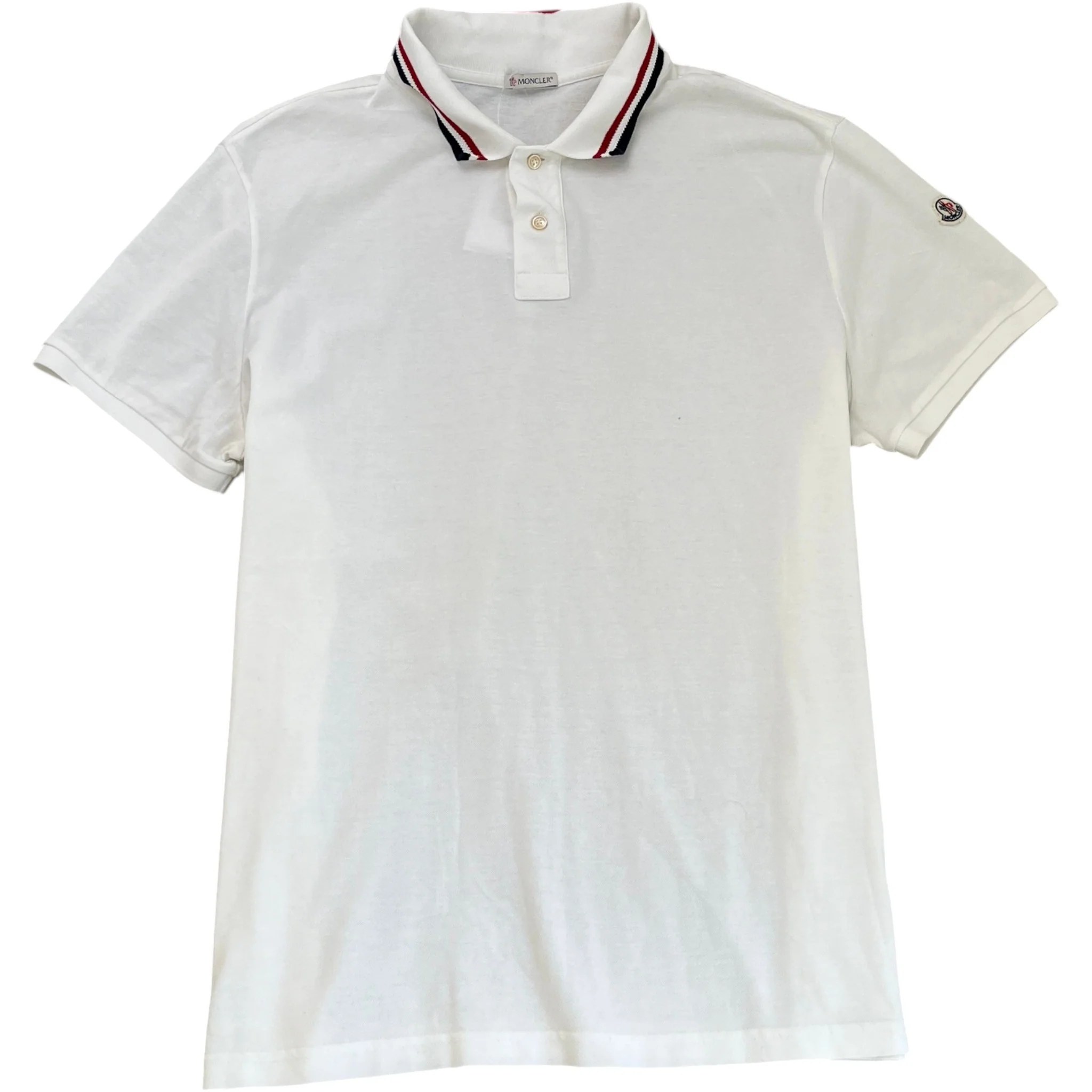 Men's Maglia Polo Shirt White Size XXL
