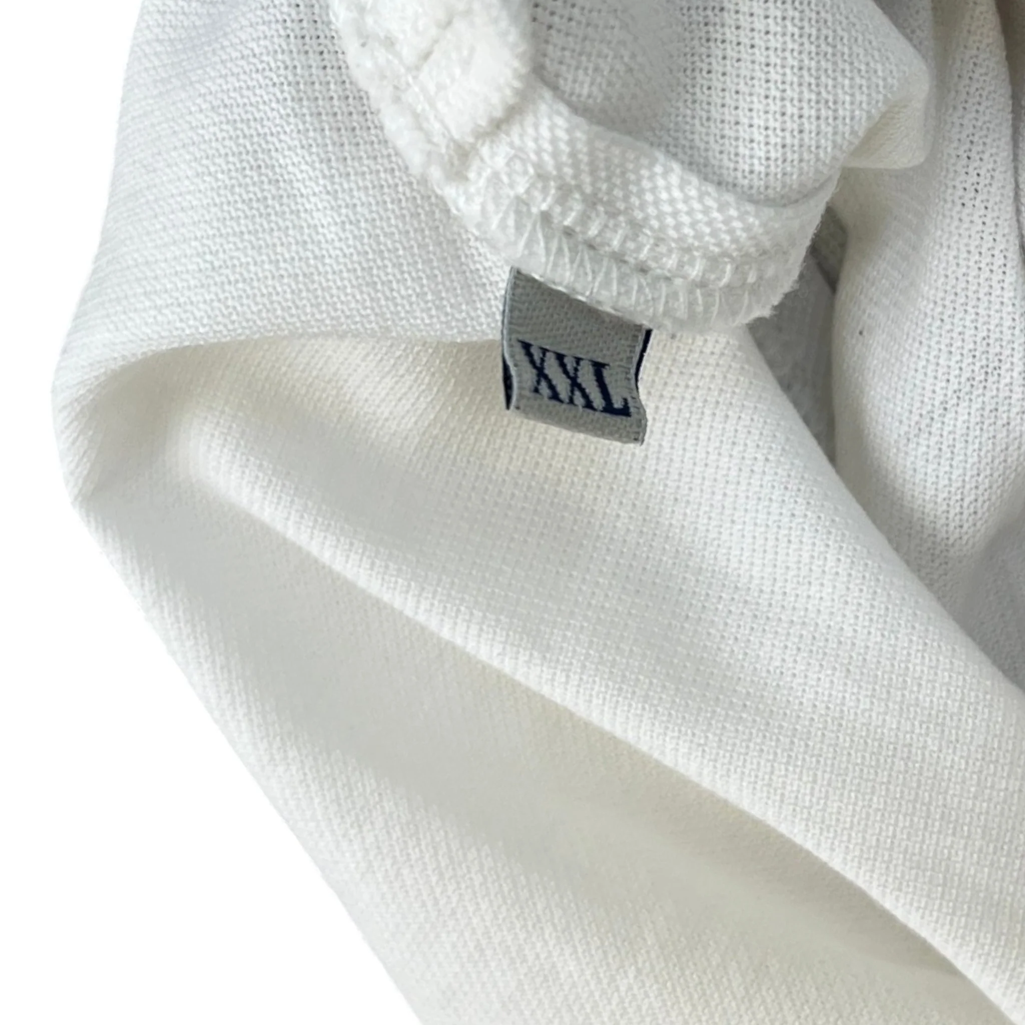 Men's Maglia Polo Shirt White Size XXL - Image 7