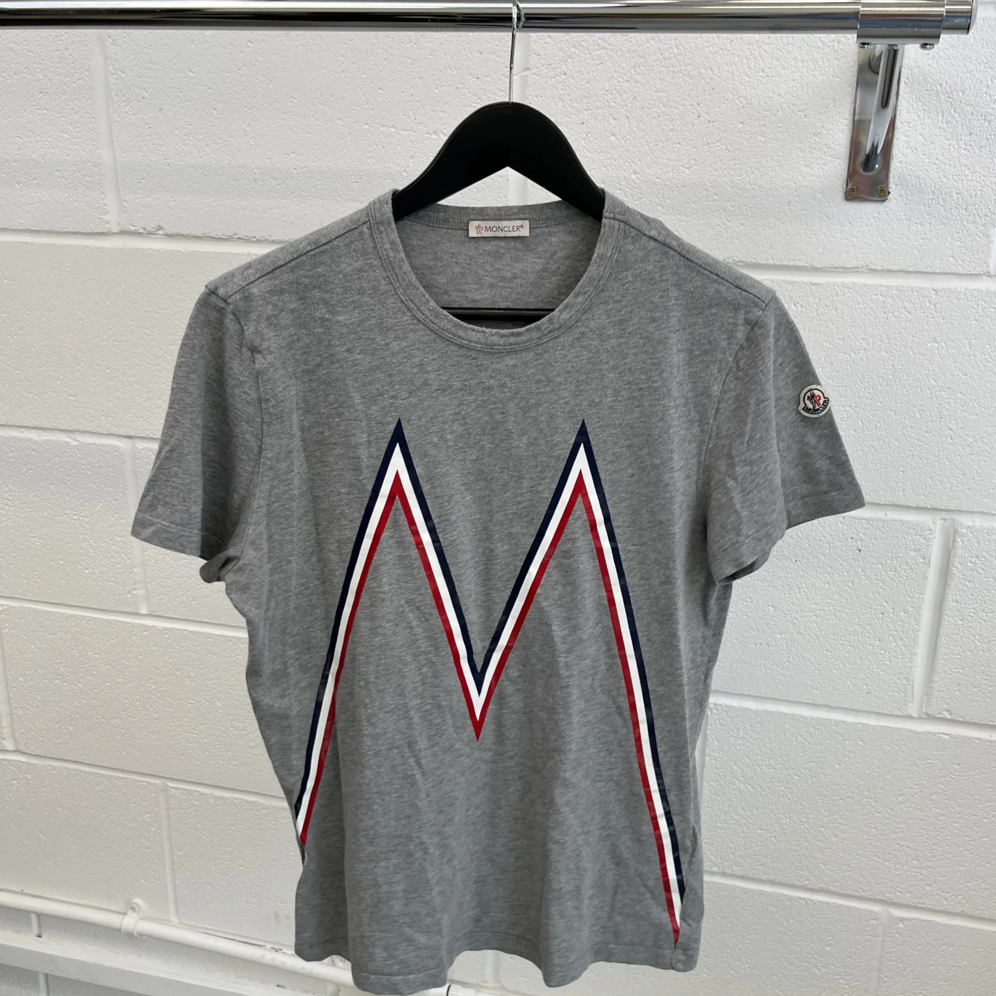 Men's Maglia T-Shirt Grey Size M - Image 9
