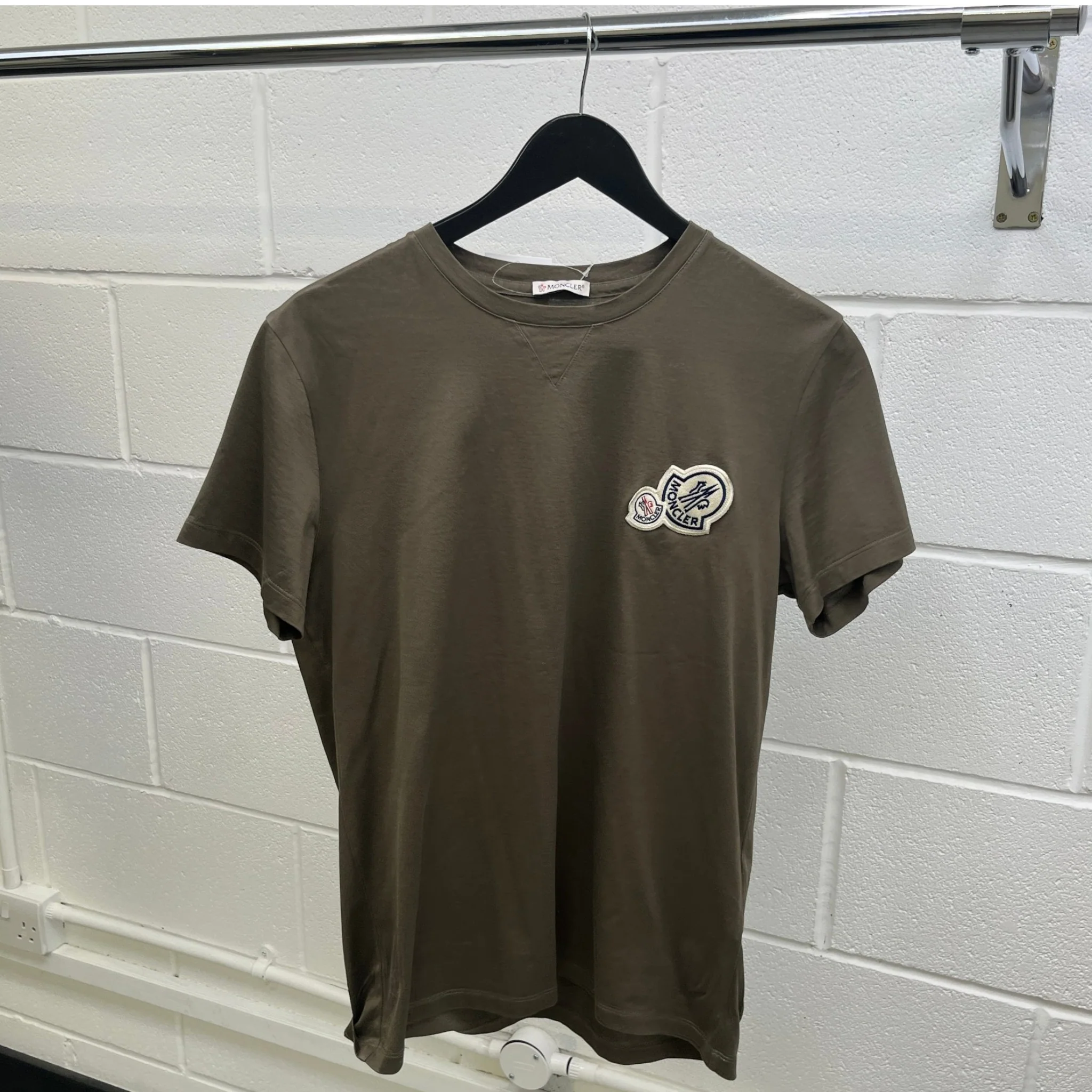 Men's Maglia T-Shirt Khaki Size S - Image 9