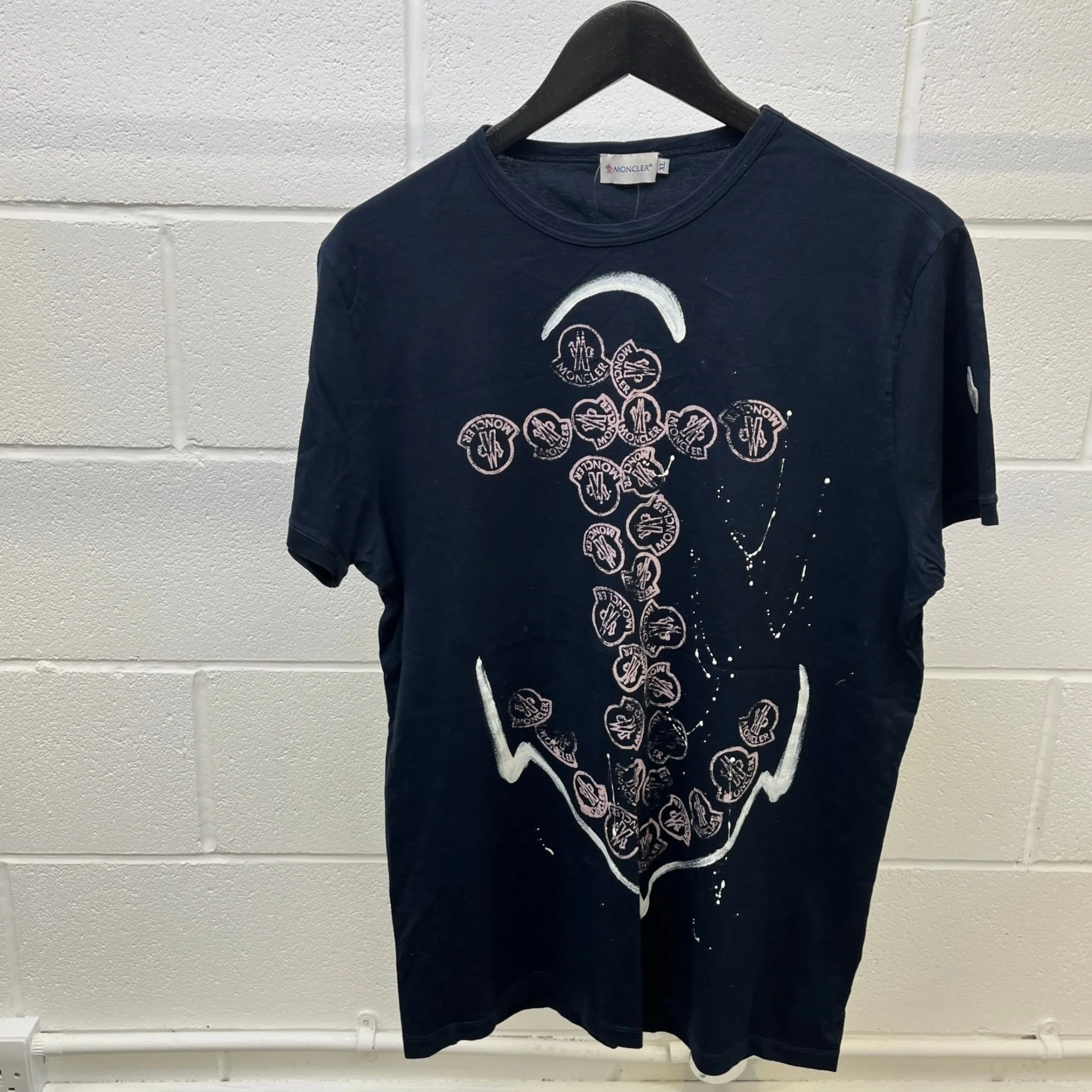 Men's Maglia T-Shirt Navy Size XL - Image 8