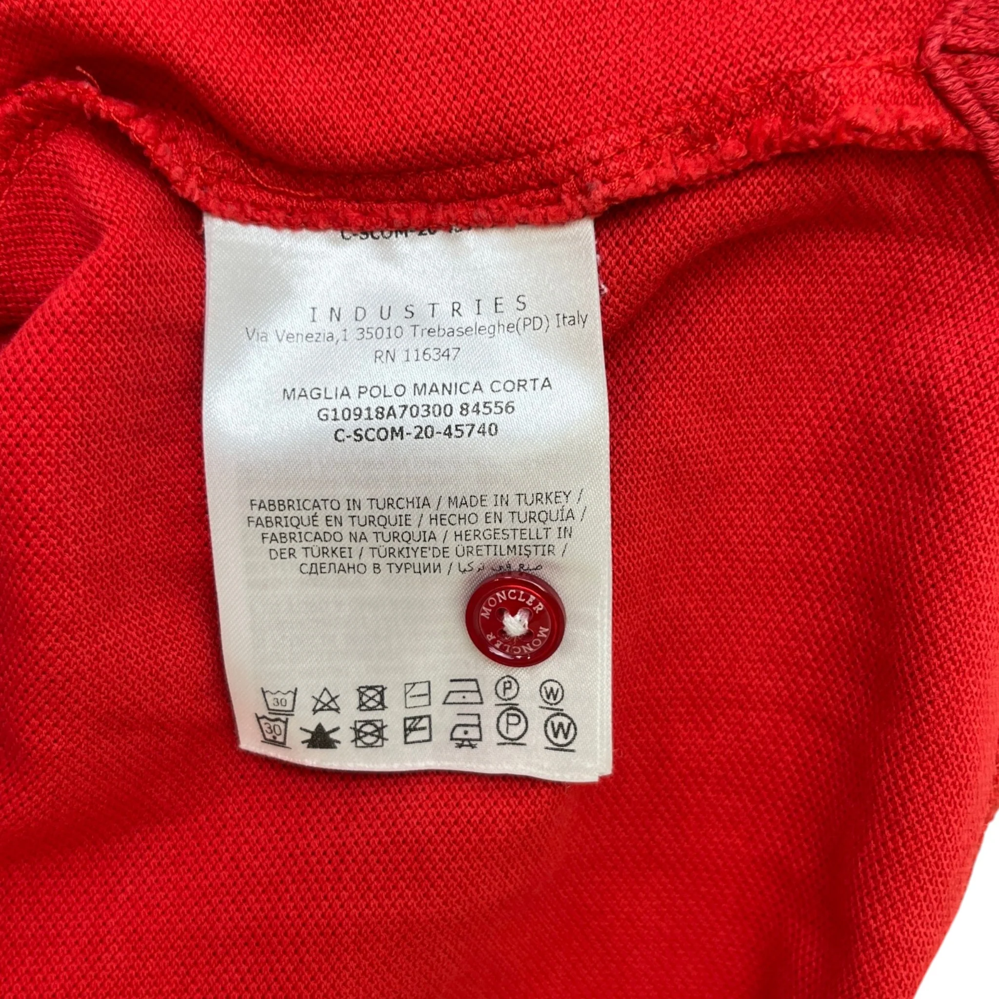 Men's Maglia T-Shirt Red Size S - Image 8