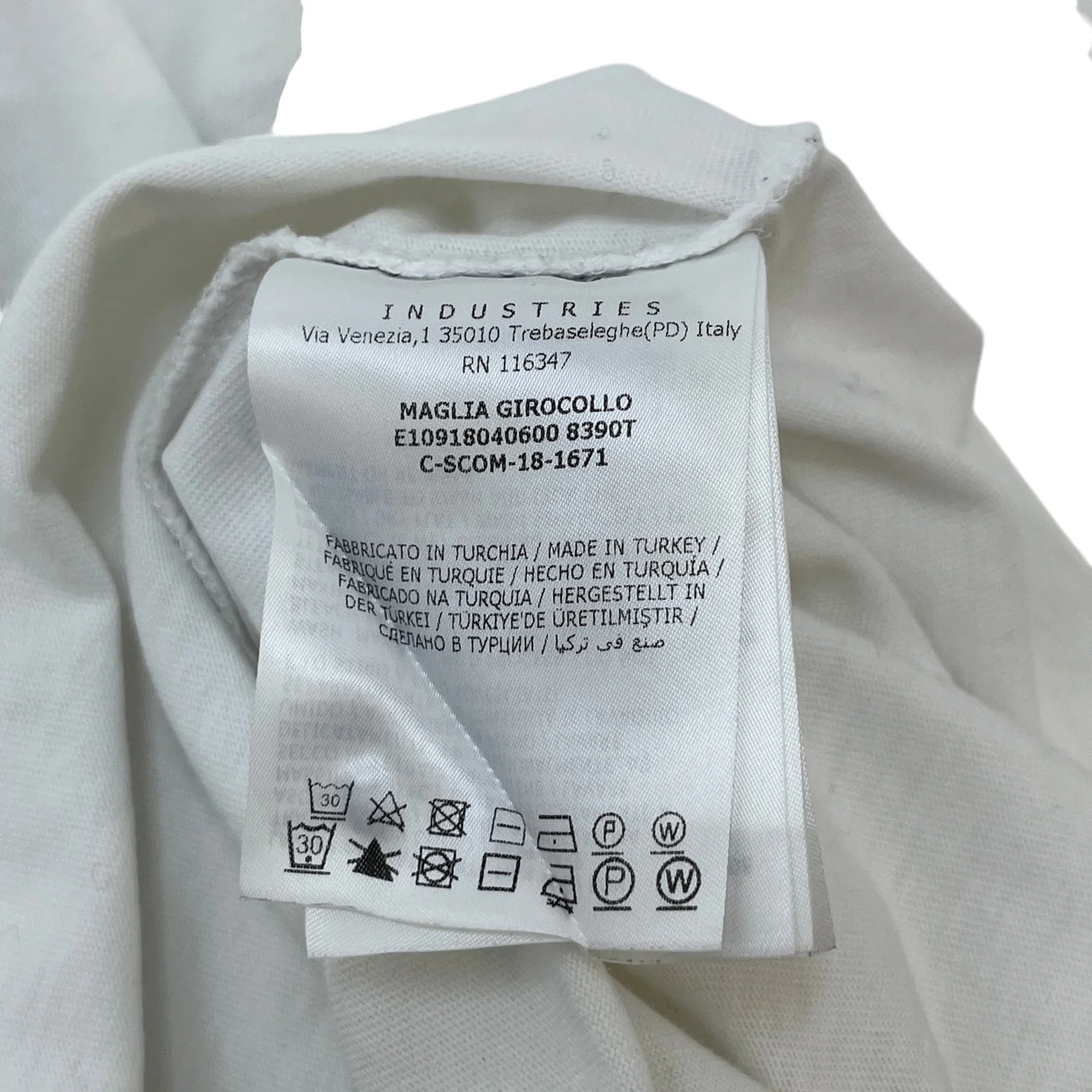 Men's Maglia T-Shirt White Size M - Image 8