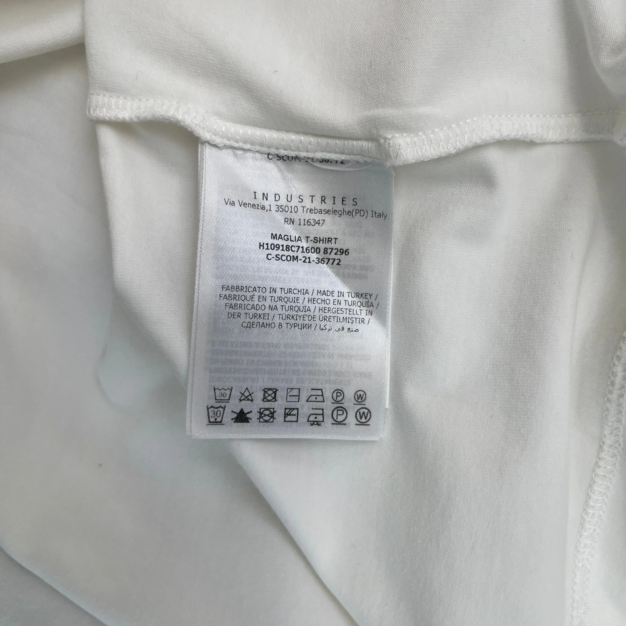 Men's Maglia T-Shirt White Size XL - Image 8
