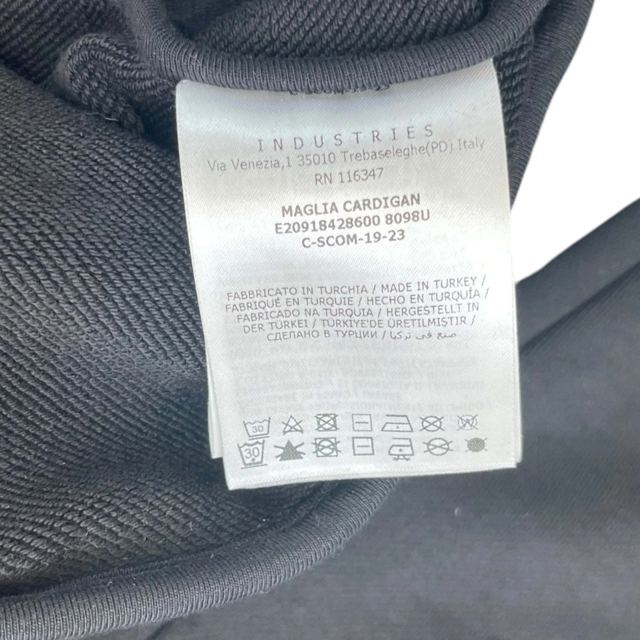 Men's Maglia Track Jacket Black Size S - Image 8