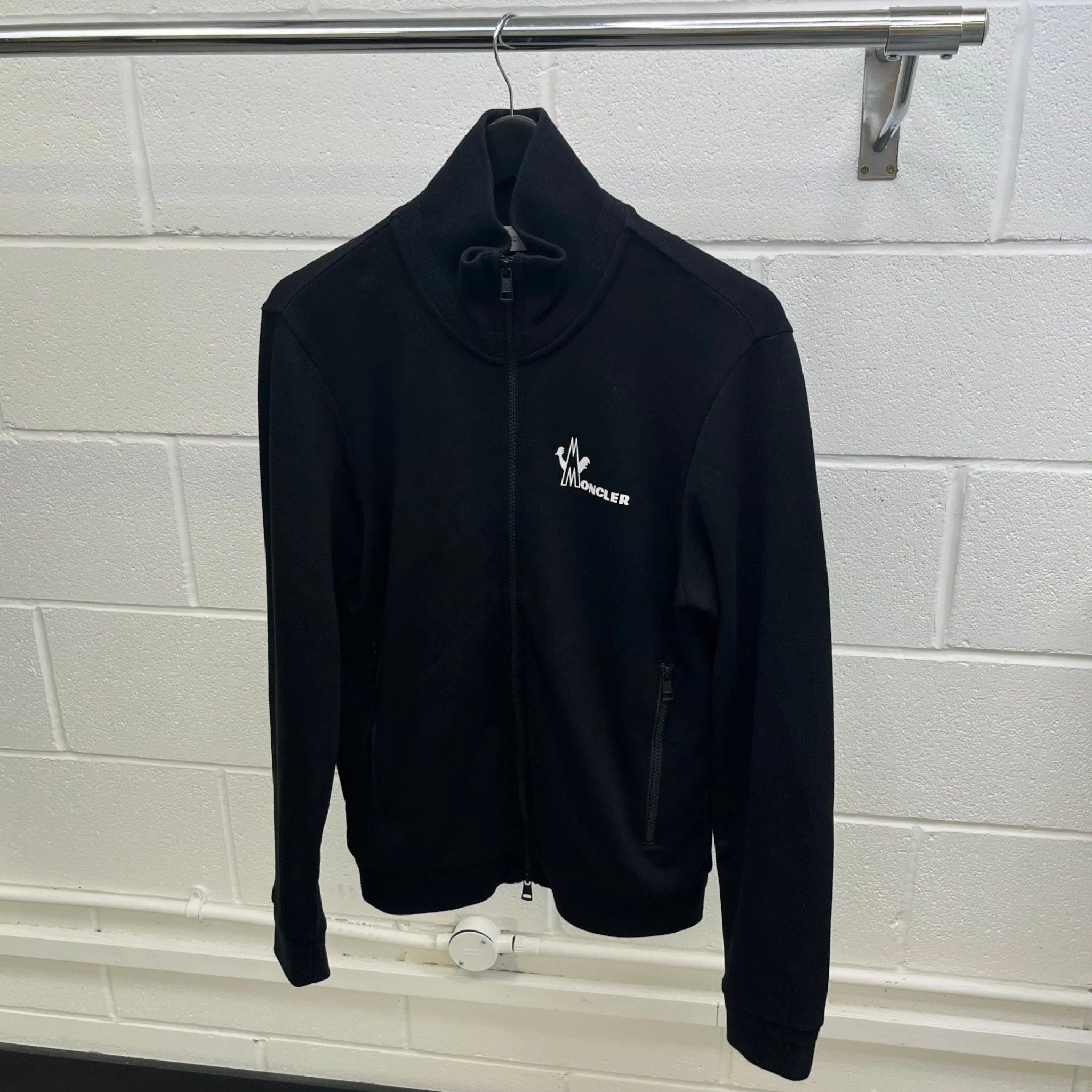 Men's Maglia Track Jacket Black Size S - Image 9