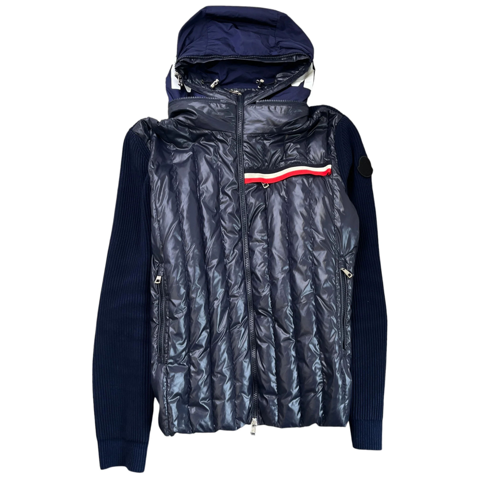Men's Maglia Tricot Cardigan Jacket Navy Size S