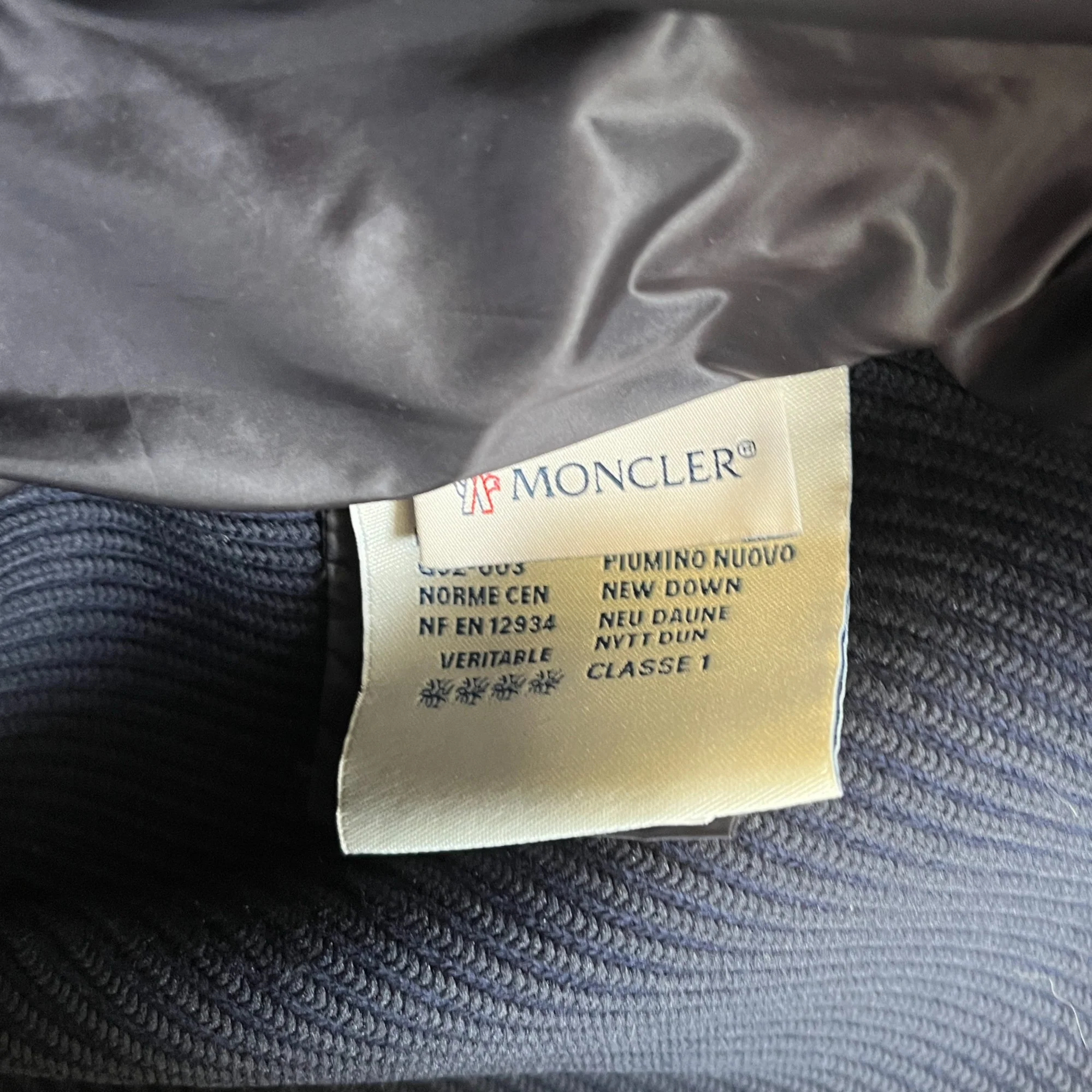 Men's Maglia Tricot Cardigan Jacket Navy Size S - Image 7