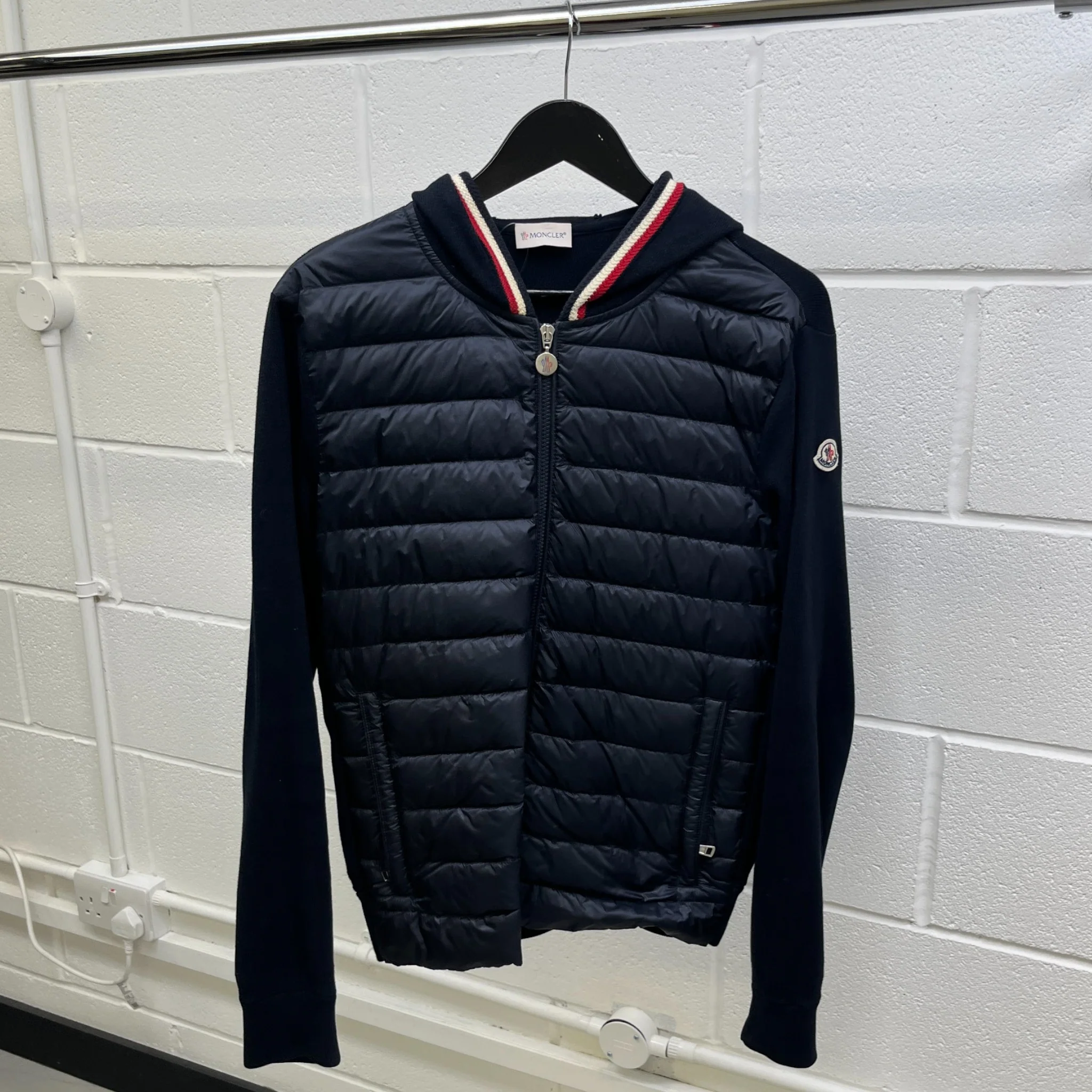 Men's Maglia Tricot Jacket Navy Size M - Image 10