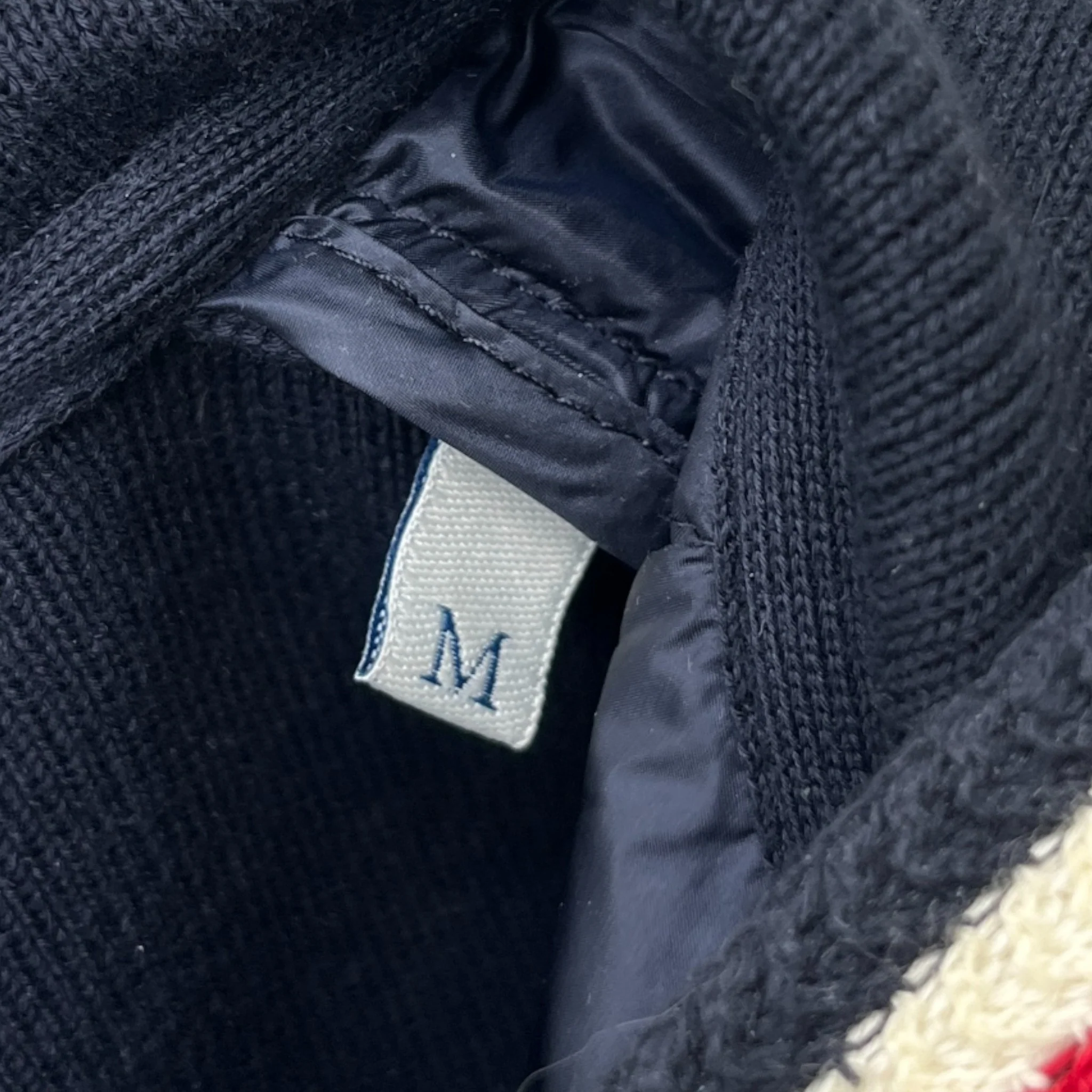 Men's Maglia Tricot Jacket Navy Size M - Image 7