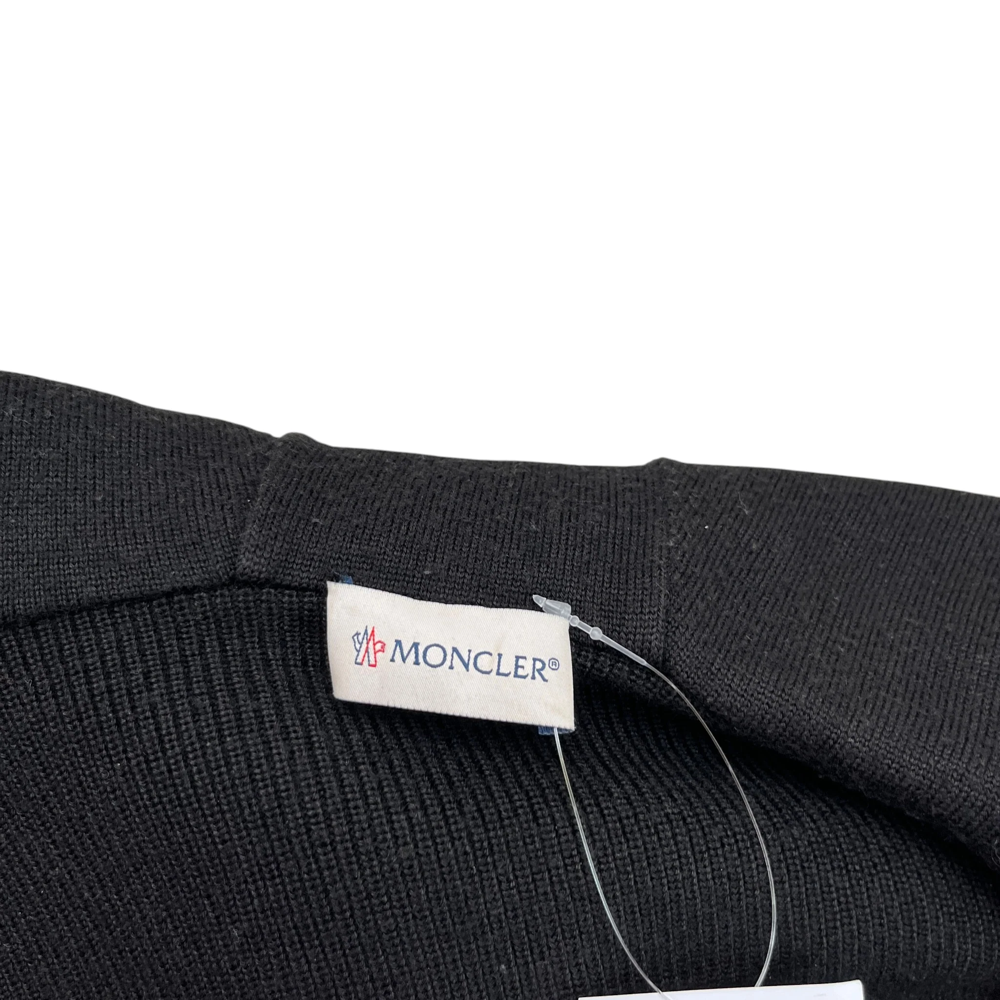 Men's Maglione Tricot Cardigan Jacket Black Size XL - Image 6