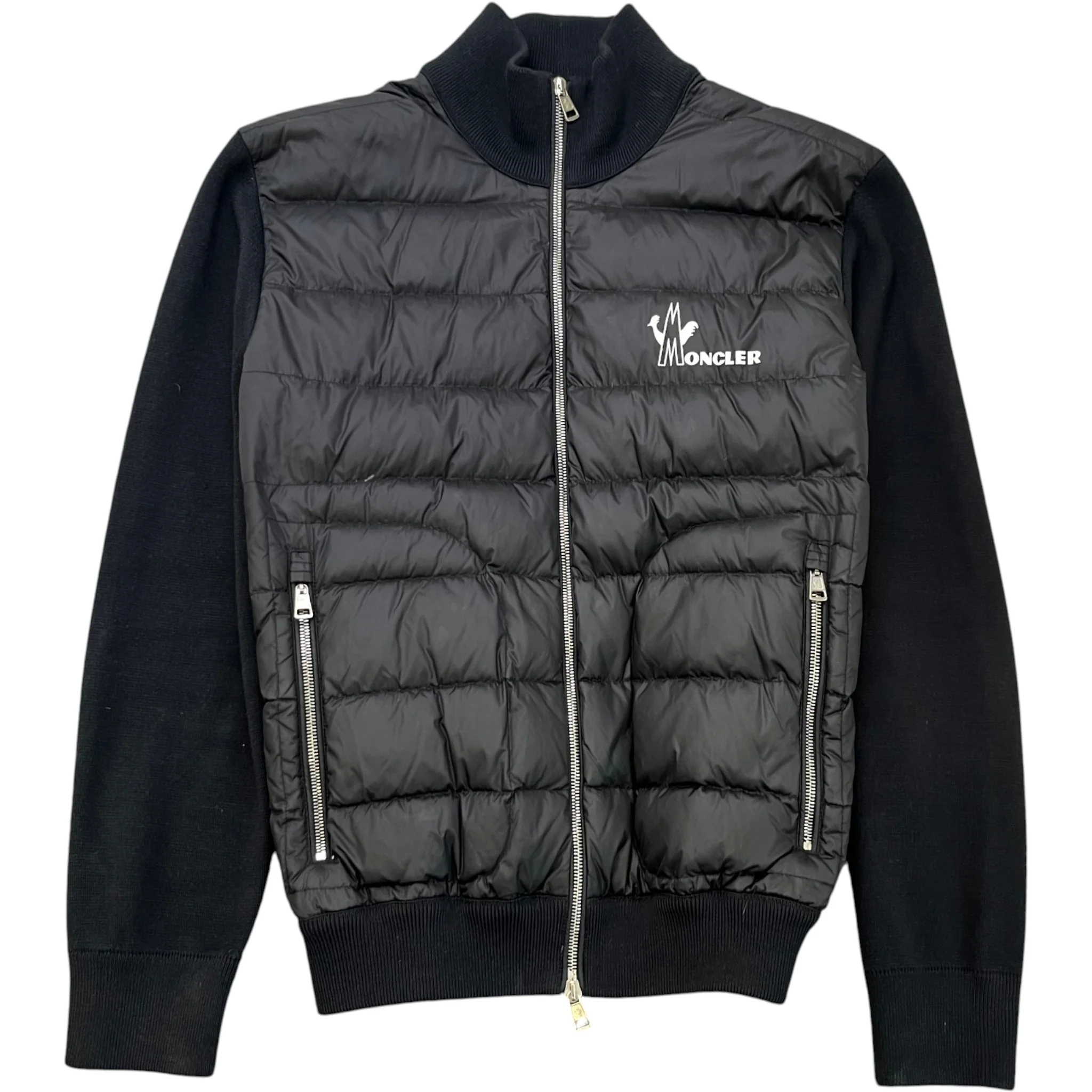 Men's Maglione Tricot Jacket Black Size XL