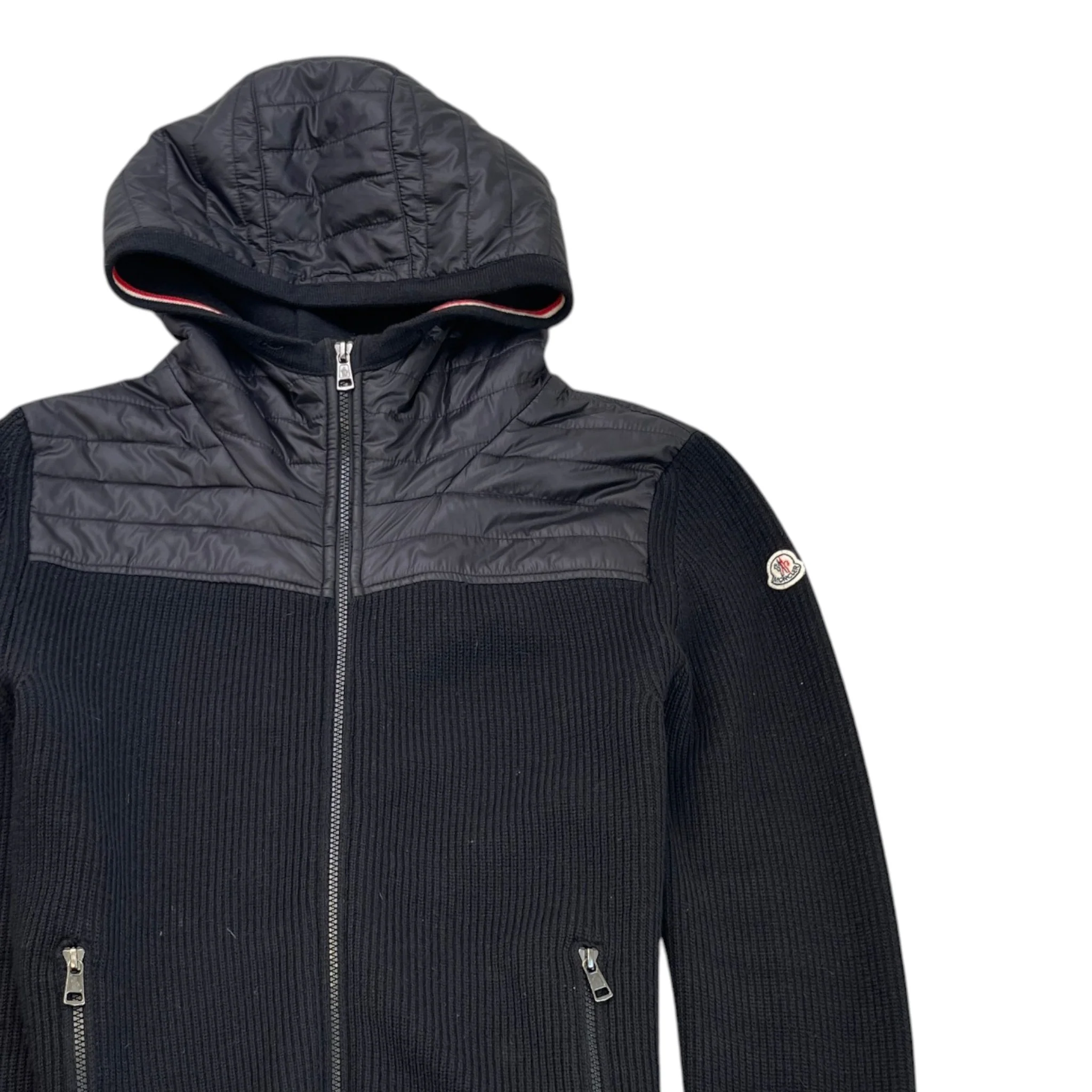 Men's Maglione Tricot Jacket Black Size XL - Image 3