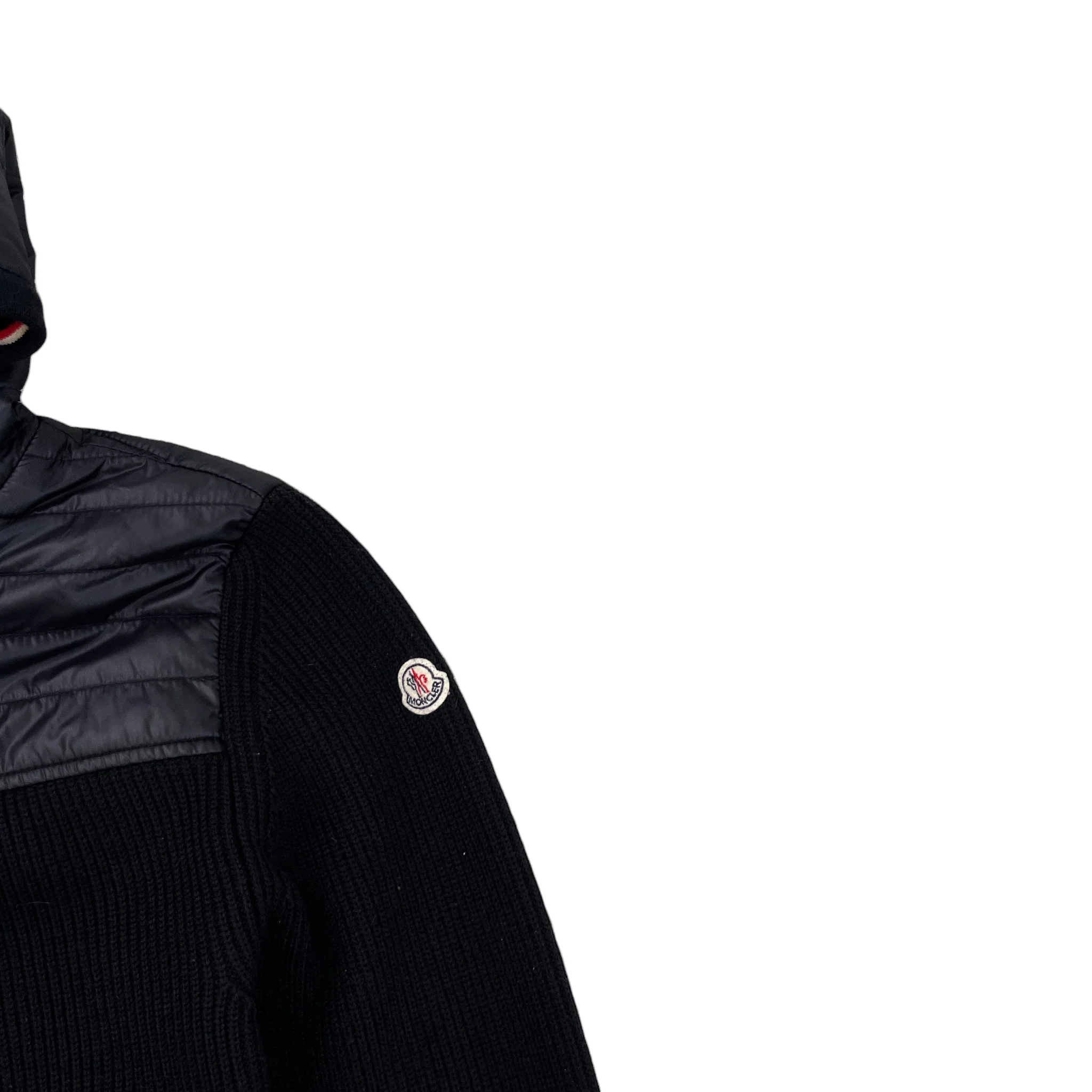 Men's Maglione Tricot Jacket Black Size XL - Image 5