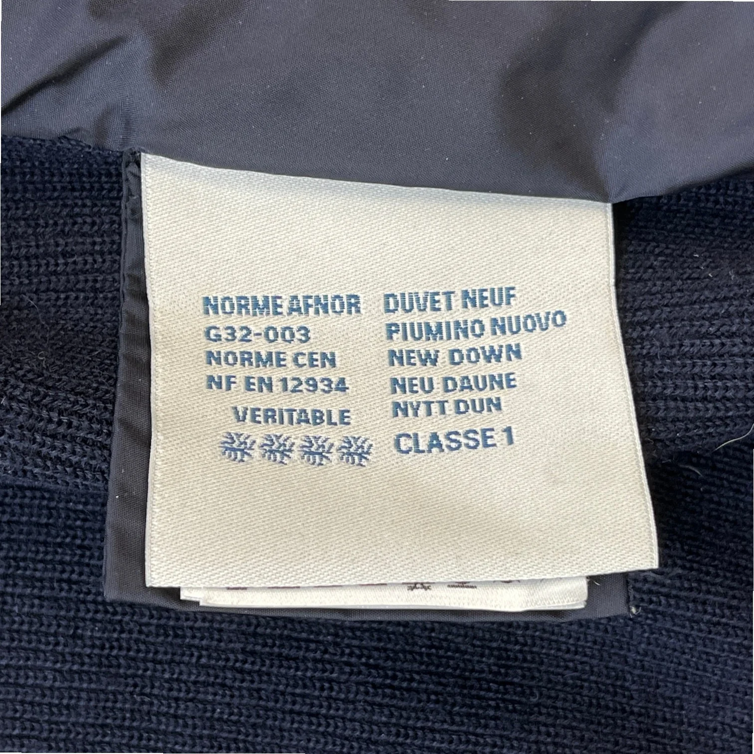 Men's Maglione Tricot Jacket Navy Size L - Image 10