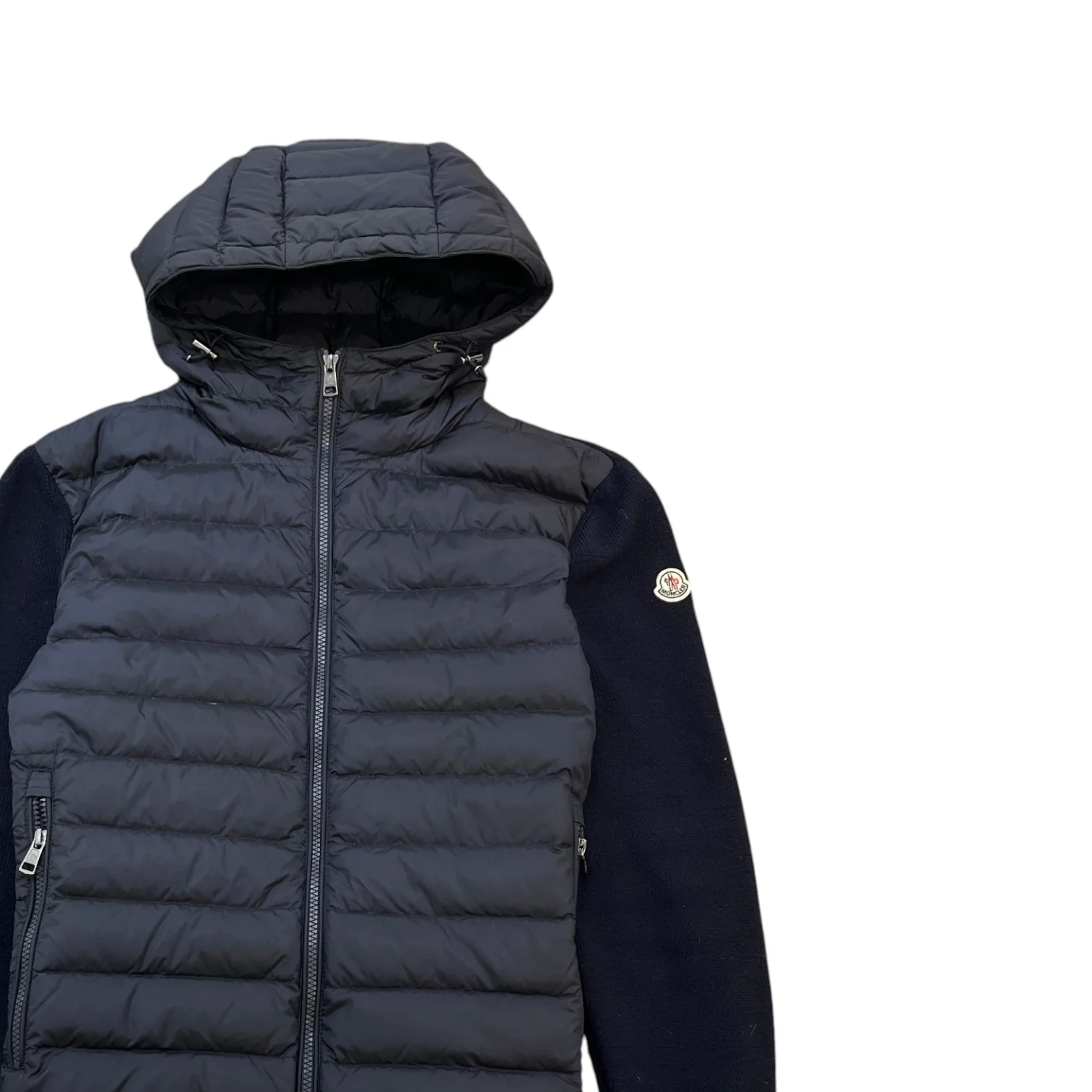 Men's Maglione Tricot Jacket Navy Size L - Image 4