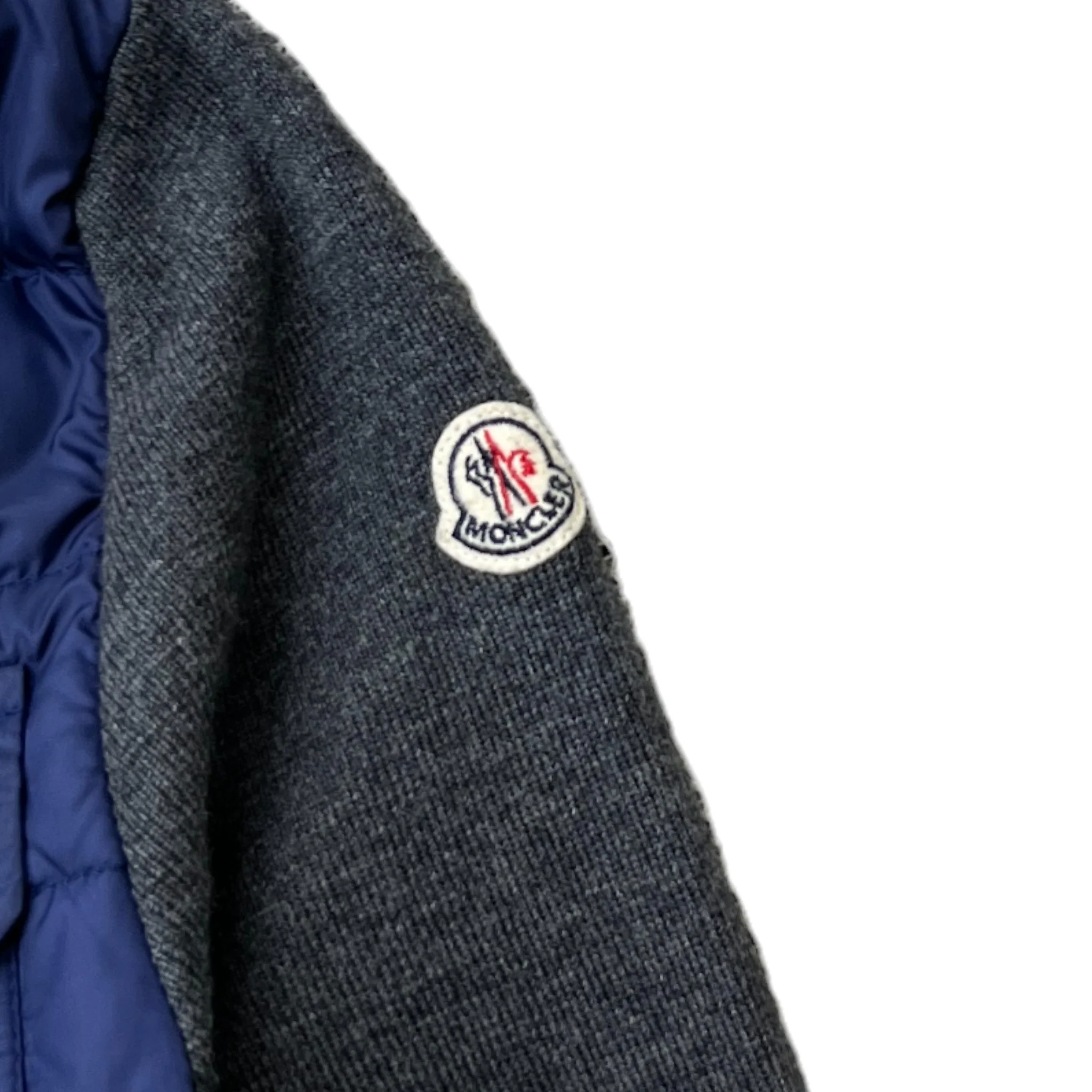 Men's Maglione Tricot Jacket Navy Size S - Image 5