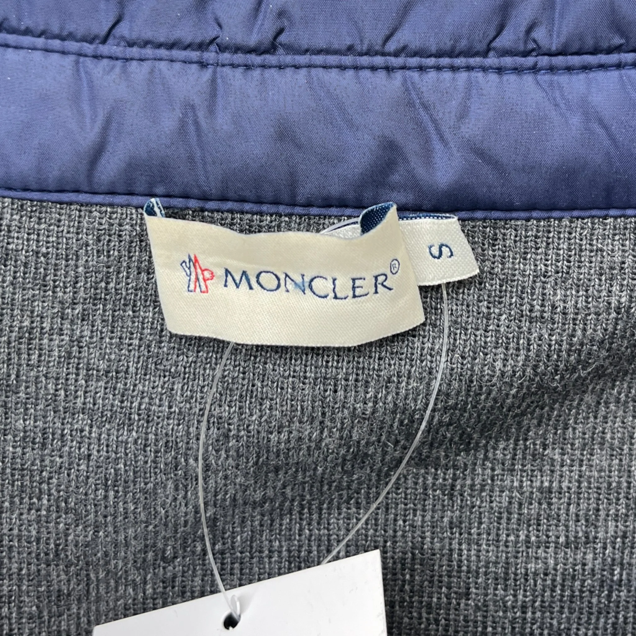 Men's Maglione Tricot Jacket Navy Size S - Image 8