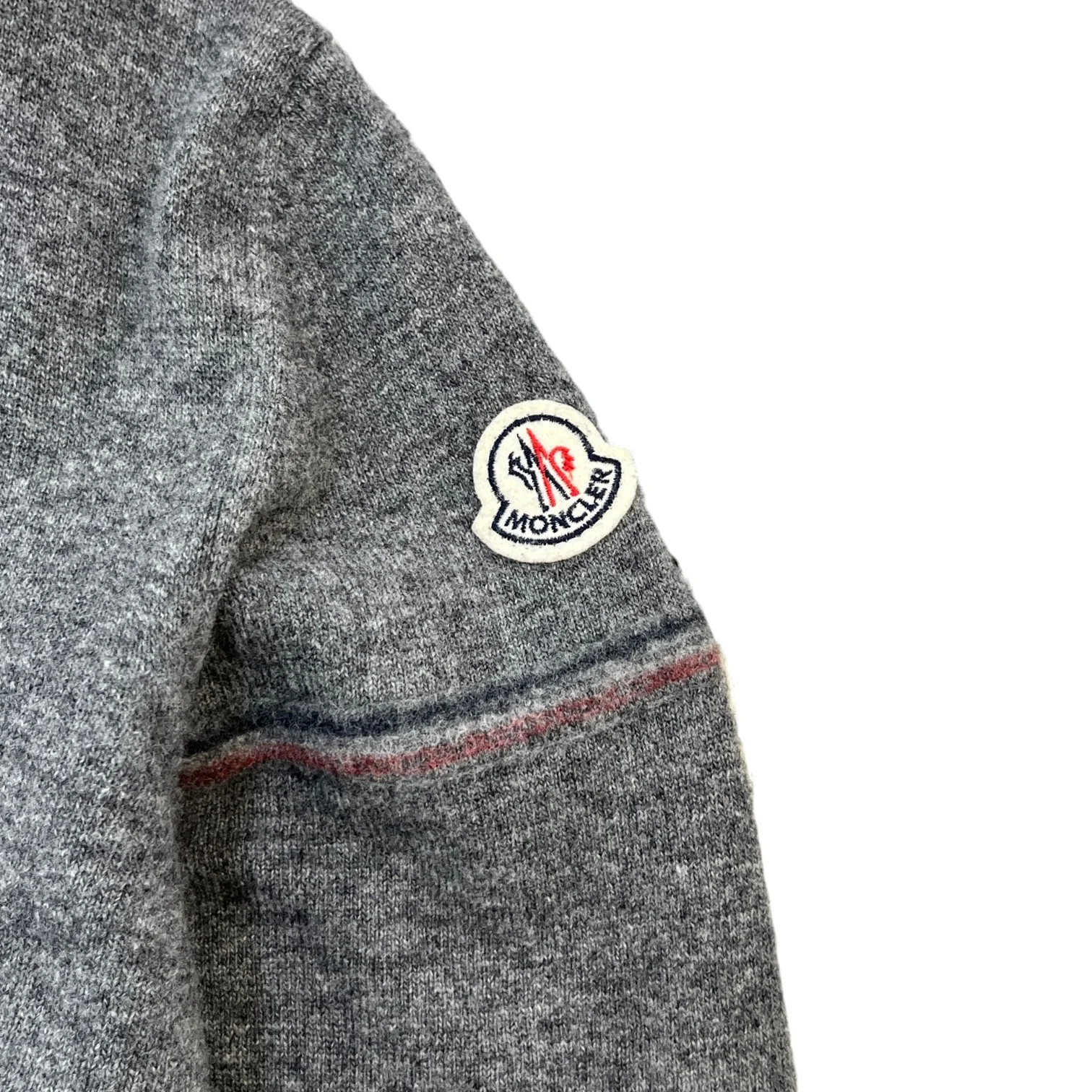 Men's Maglione Tricot Jumper Grey Size M - Image 6