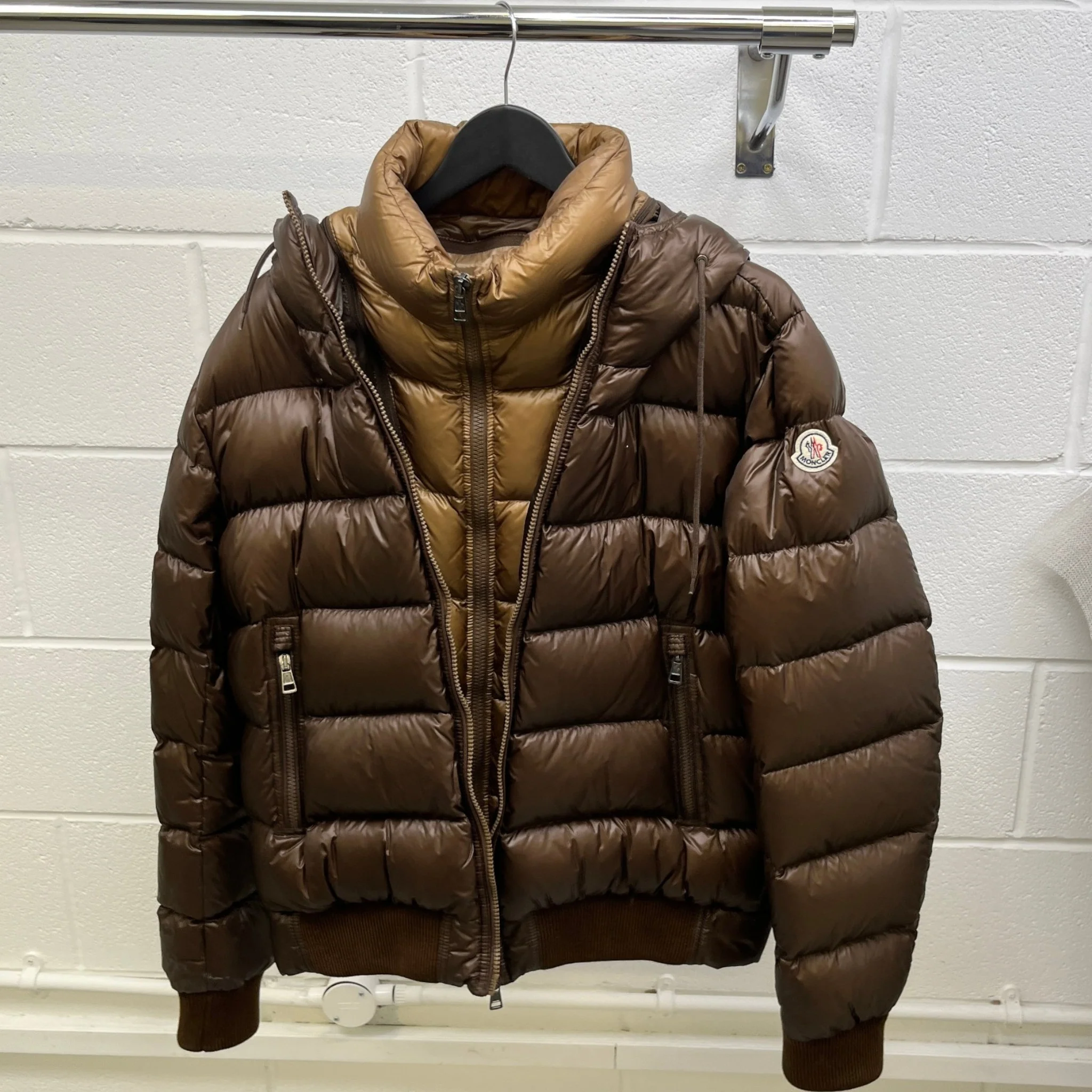 Men's Marque Down Jacket Brown Size 5 / XXL - Image 10
