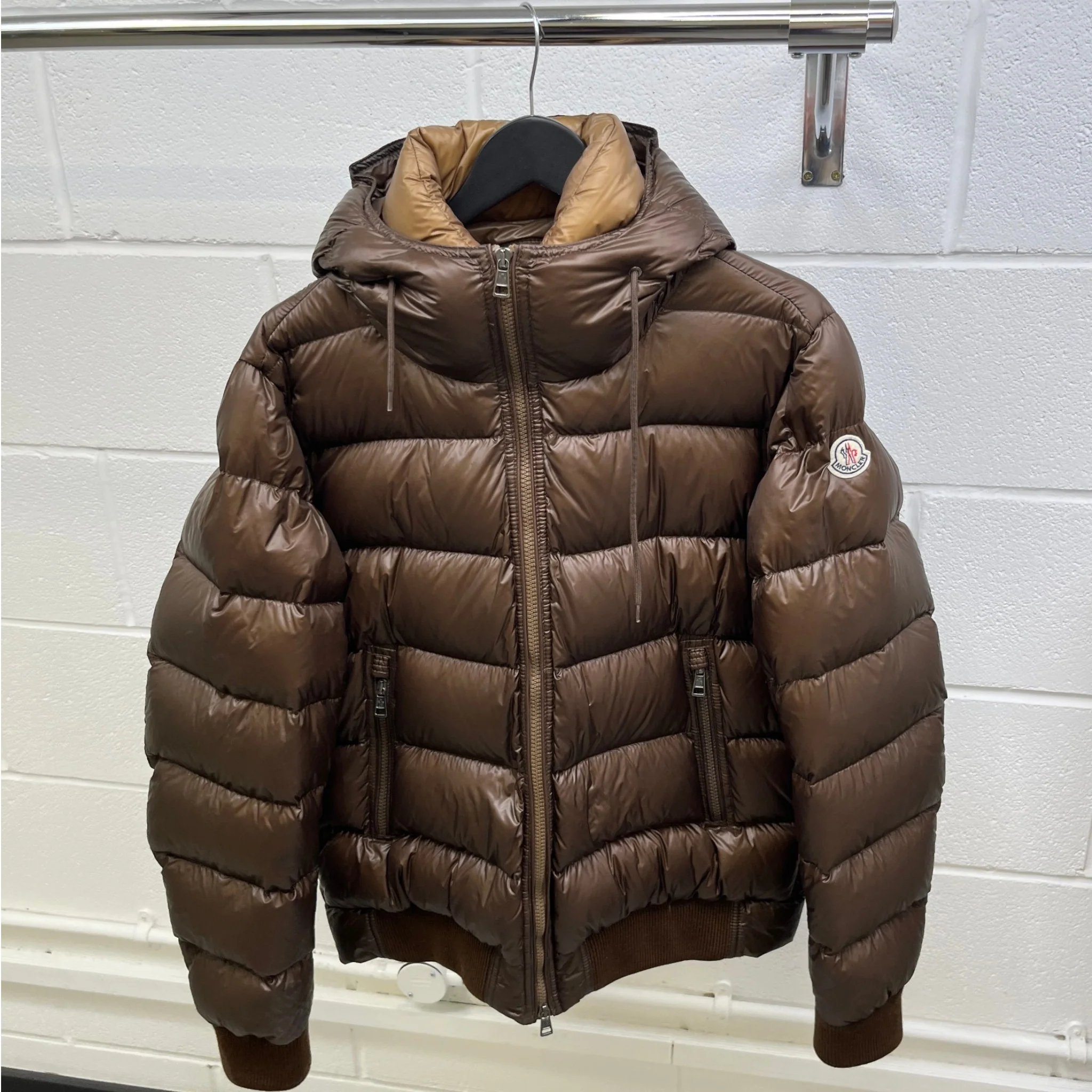 Men's Marque Down Jacket Brown Size 5 / XXL - Image 11