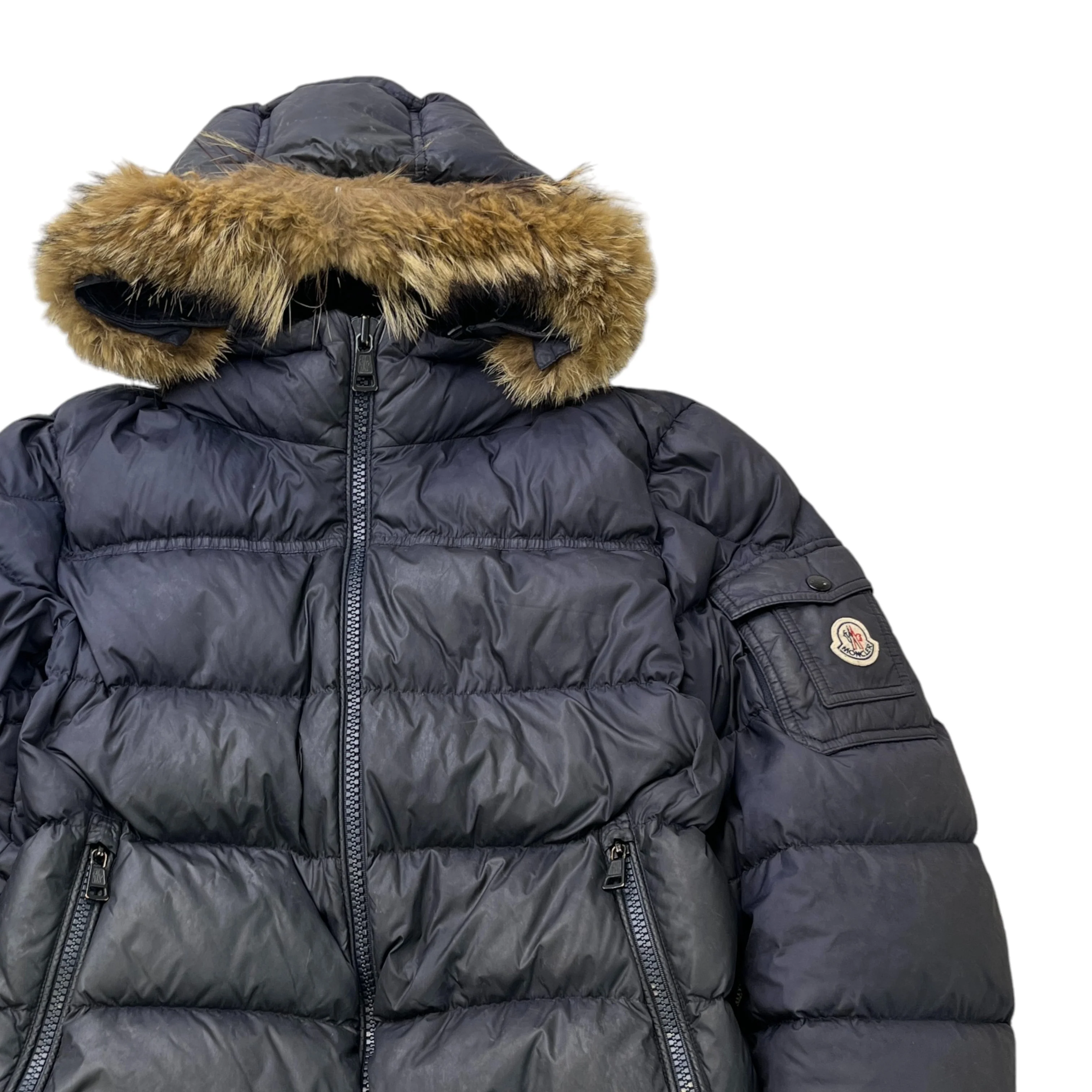 Men's Marque Down Jacket Navy Size 3 / L - Image 3