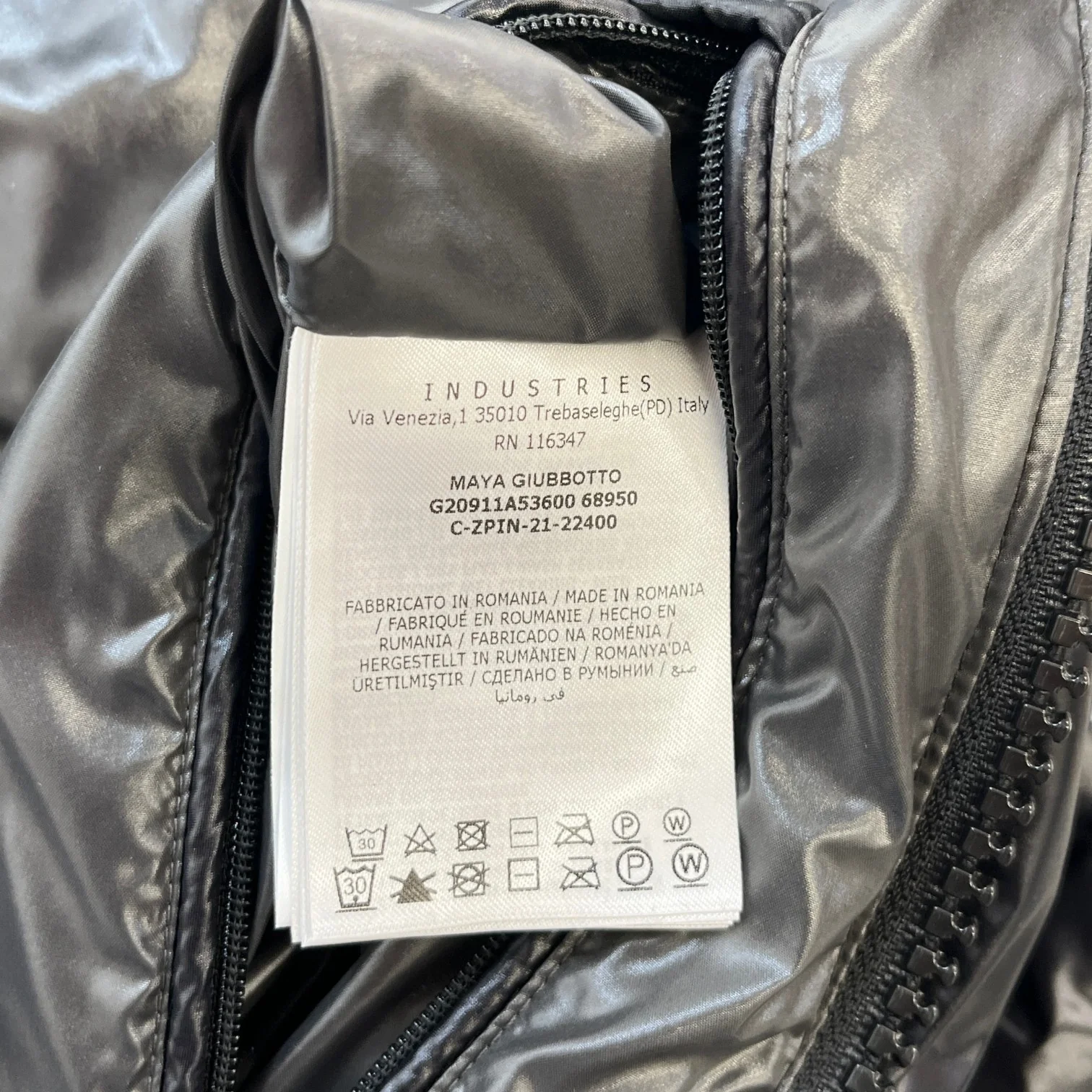 Men's Maya Down Jacket Black Size 5 / XXL - Image 9