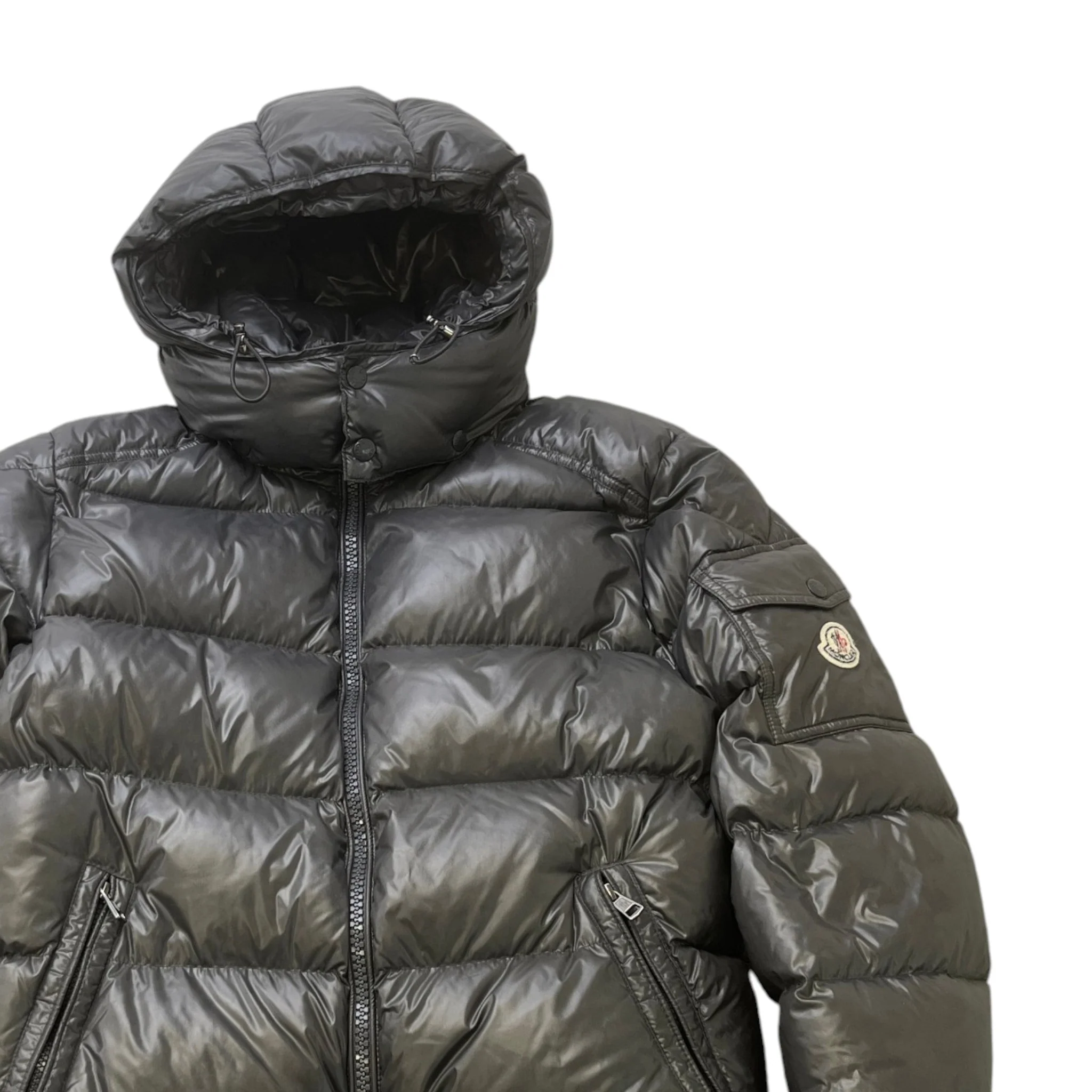 Men's Maya Down Jacket Charcoal Size 4 / XL - Image 3