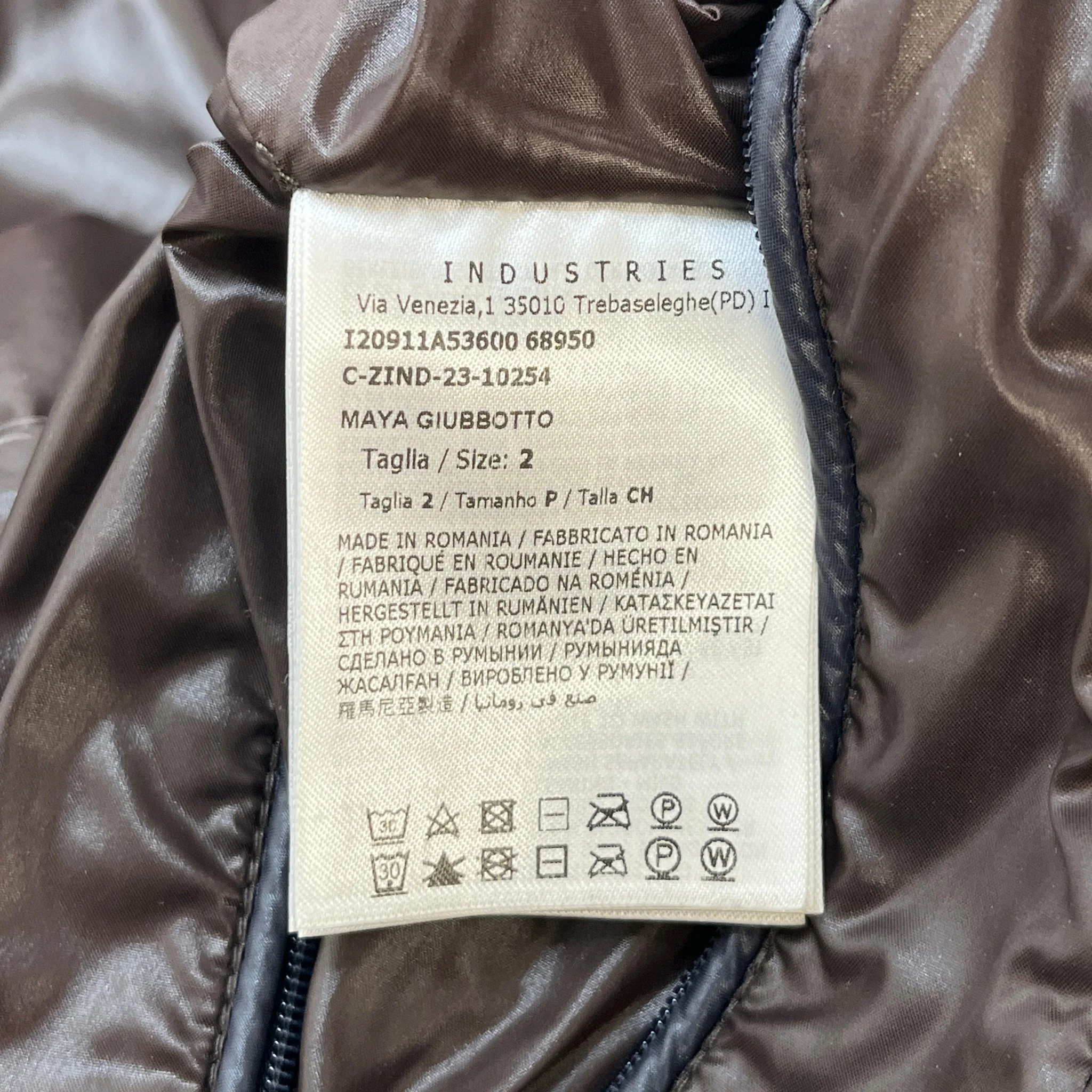 Men's Maya Down Jacket Navy Size 2 / M - Image 10