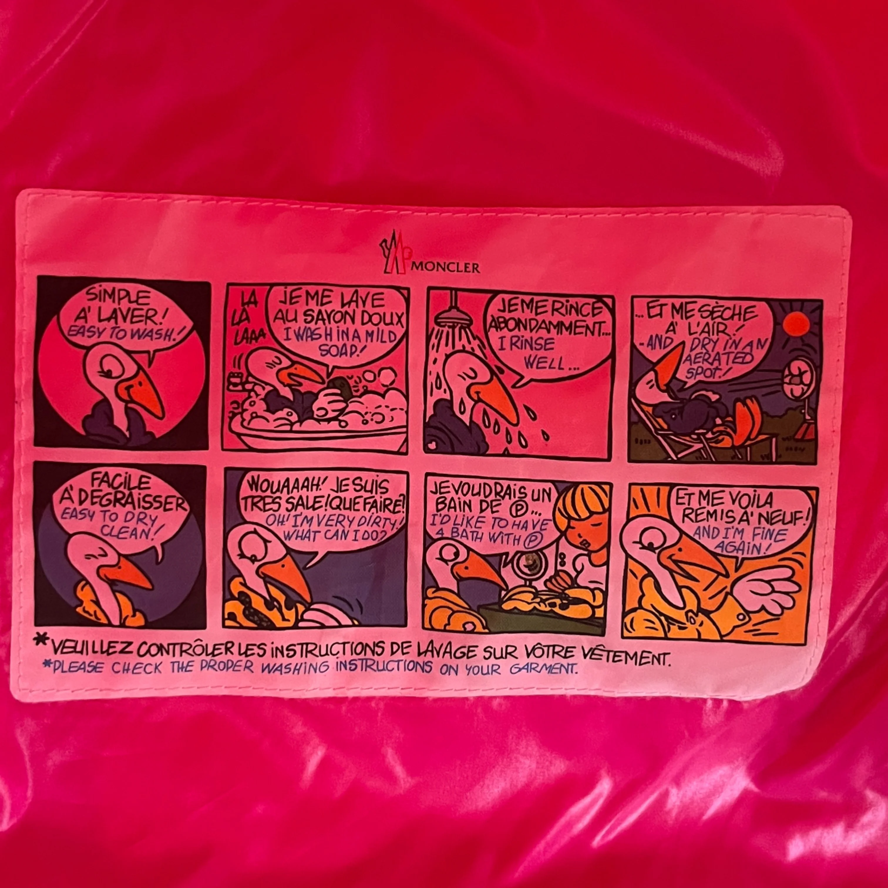 Men's Maya Down Jacket Pink Size 6 / XXXL - Image 9
