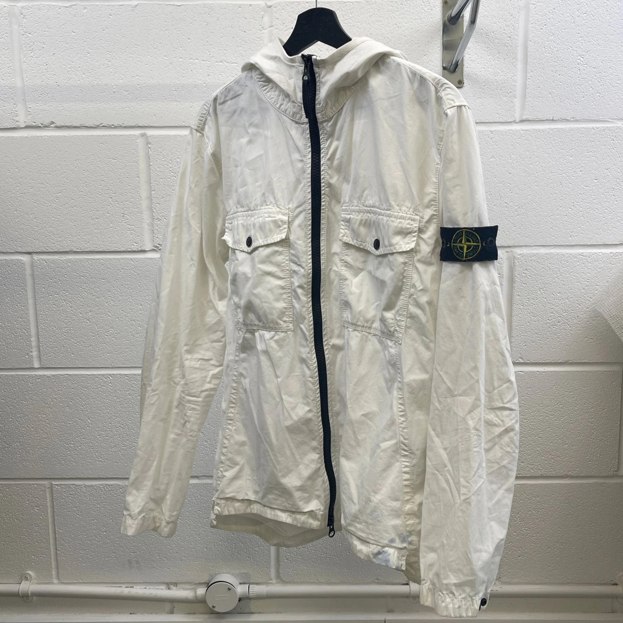 Men's Membrana 3L Tc Jacket White Size L - Image 10